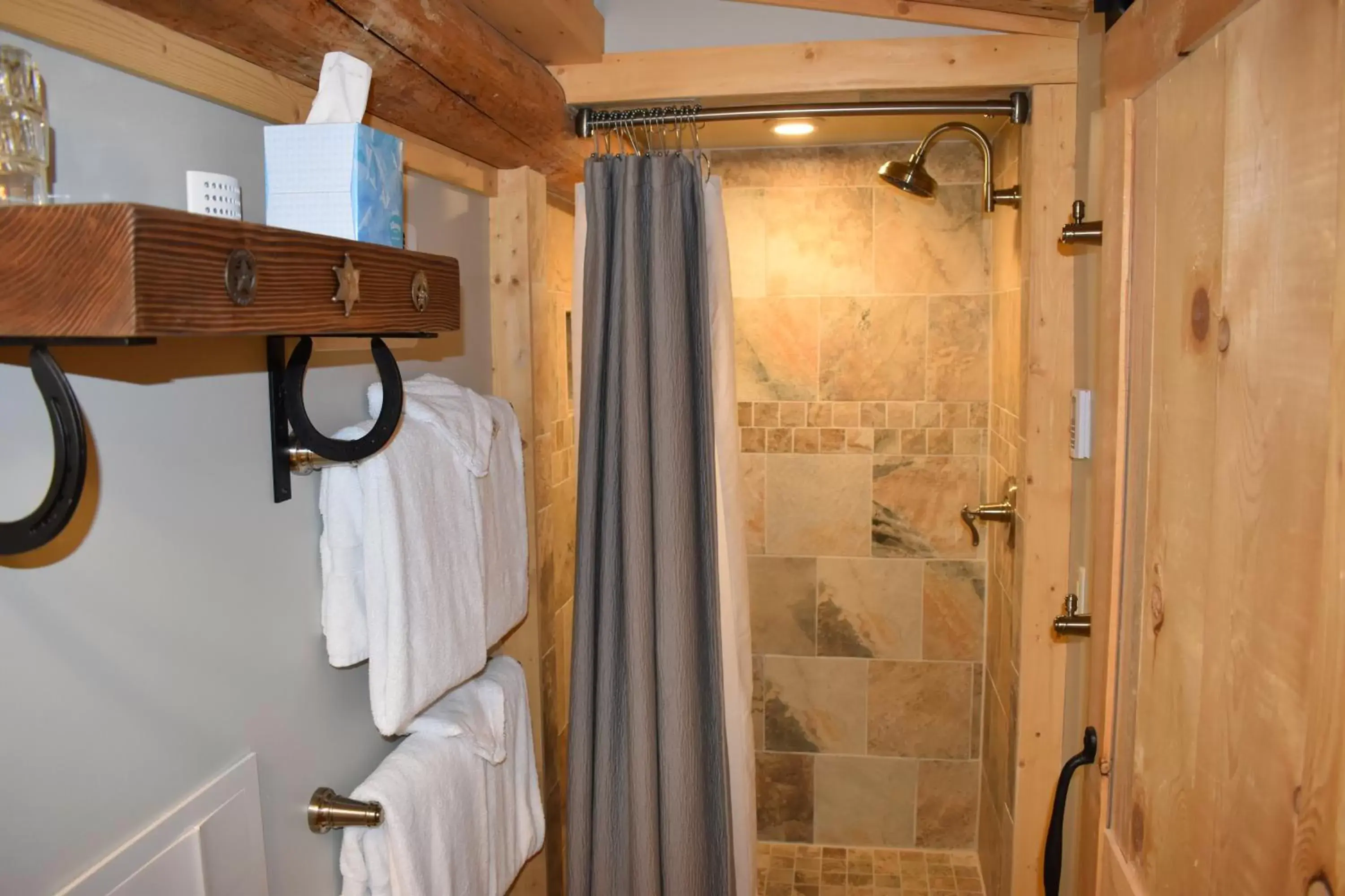 Shower, Bathroom in Jackson Hole Hideout