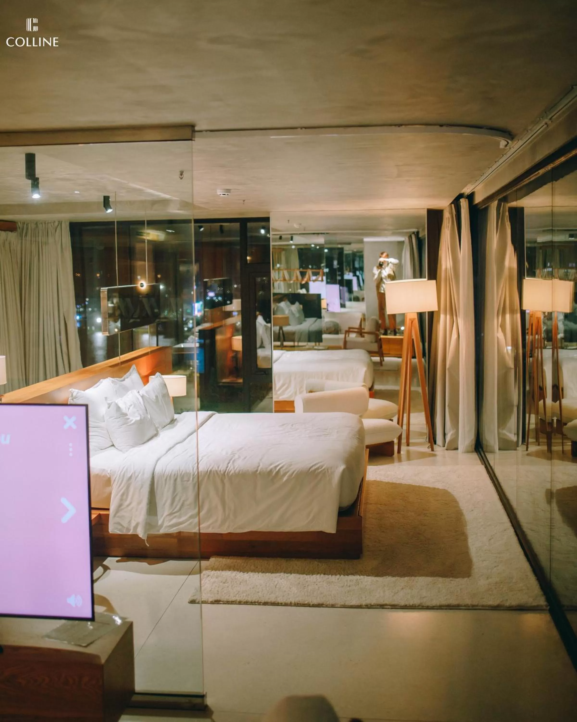 Photo of the whole room, Bed in Colline Dalat