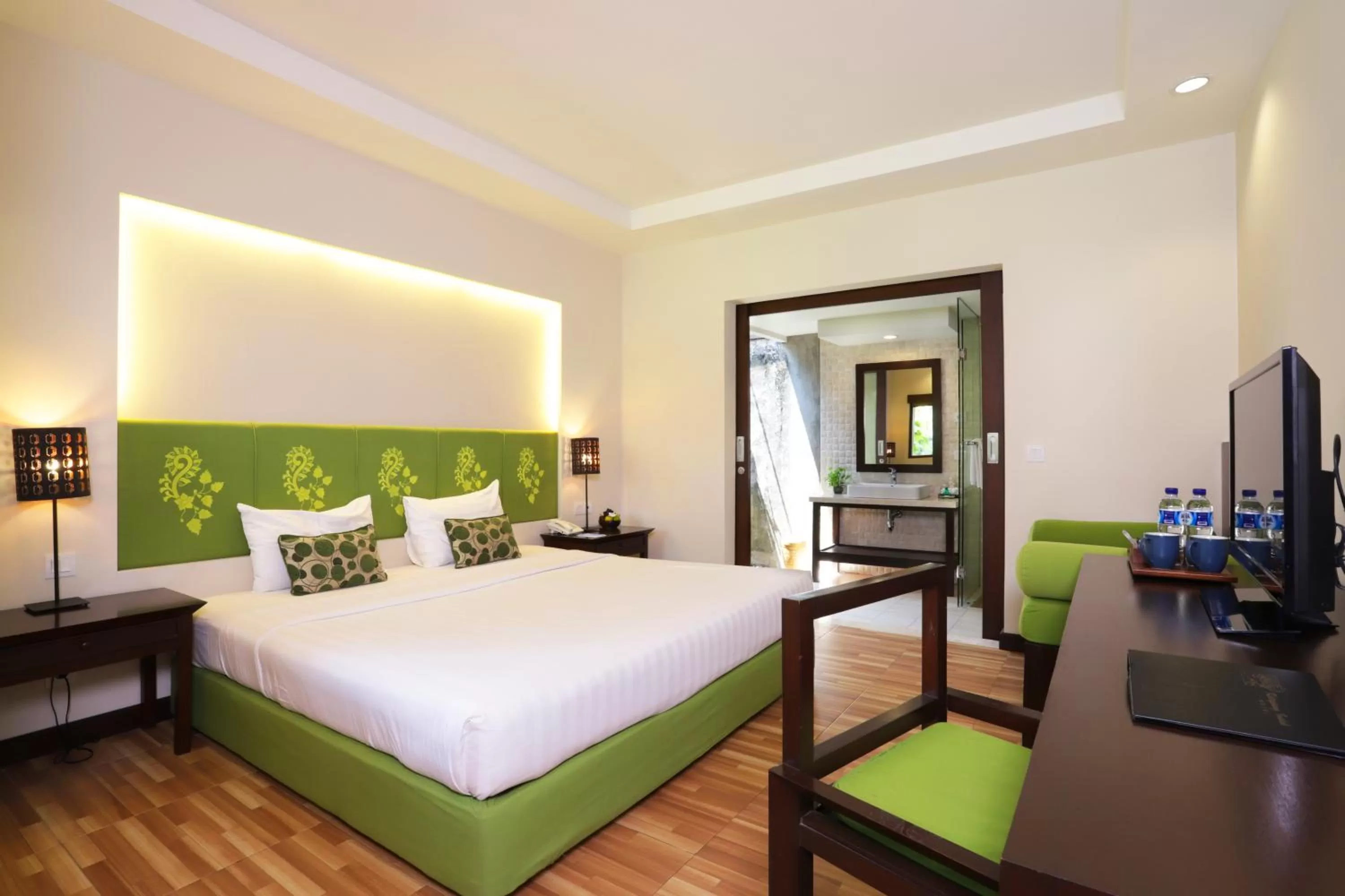 Property building, Bed in Ketapang Indah Hotel