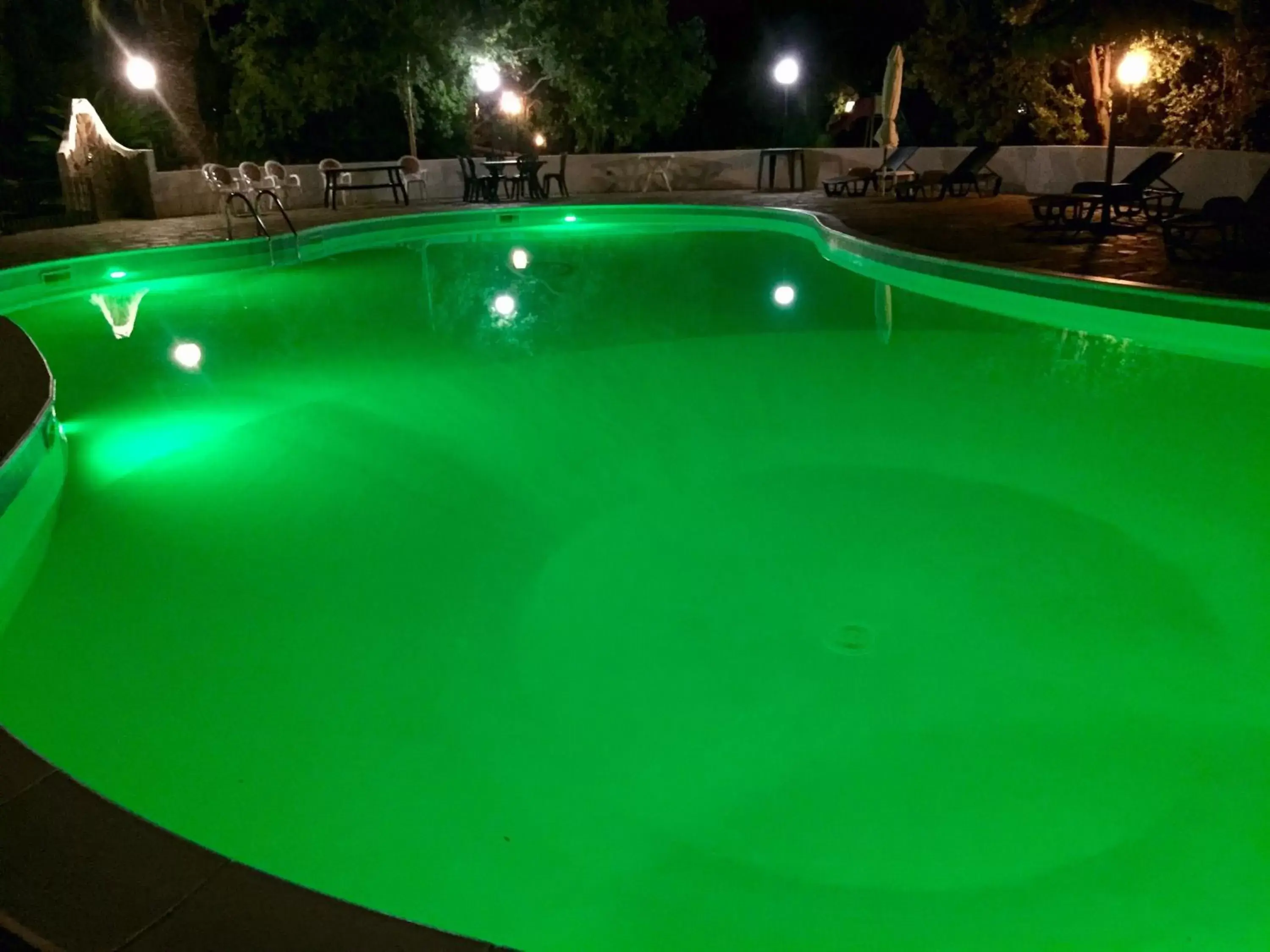 Night, Swimming Pool in Il Castello