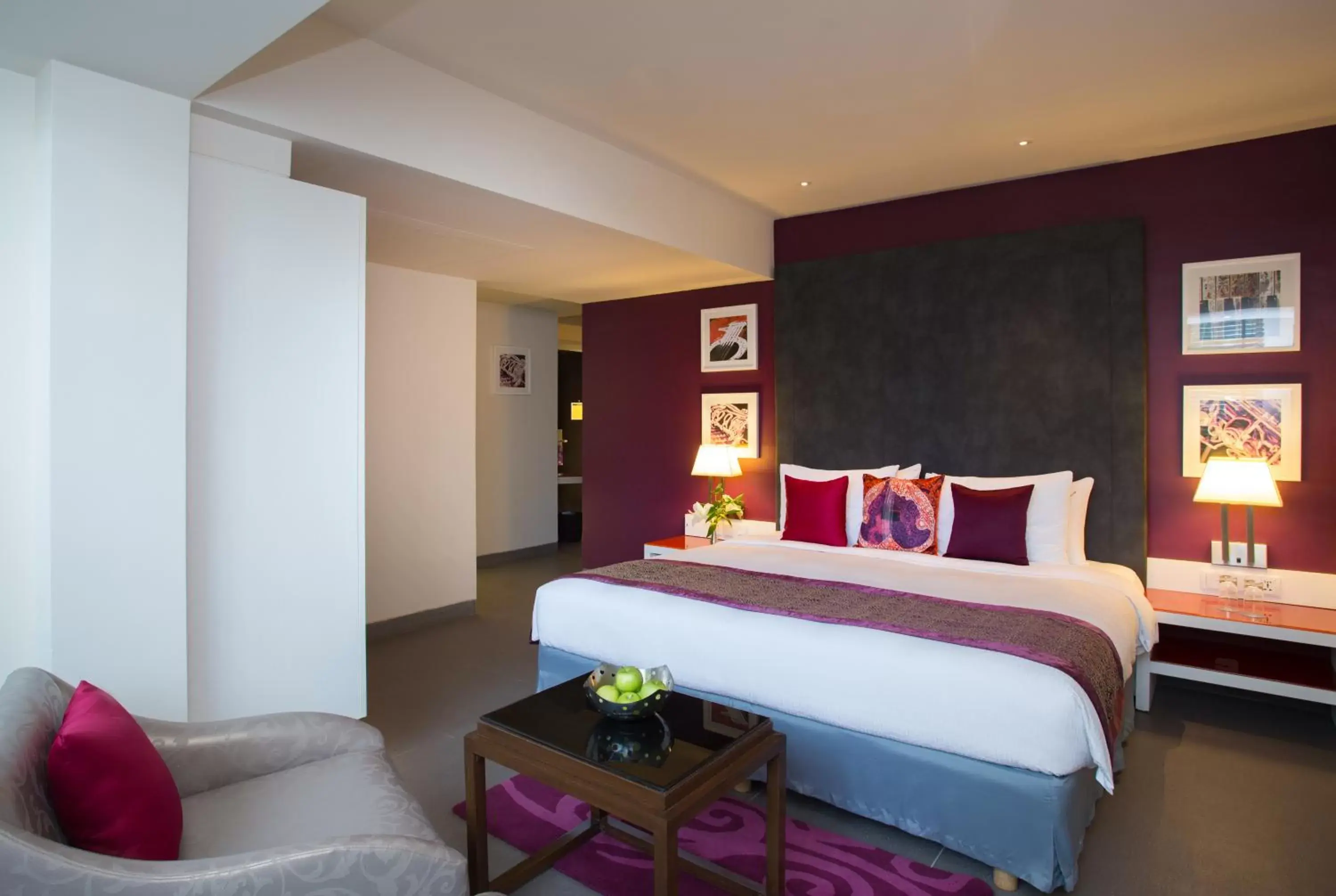 Bedroom, Bed in Hard Rock Hotel Goa Calangute Bedroom, Bed in Hard Rock Hotel Goa Calangute