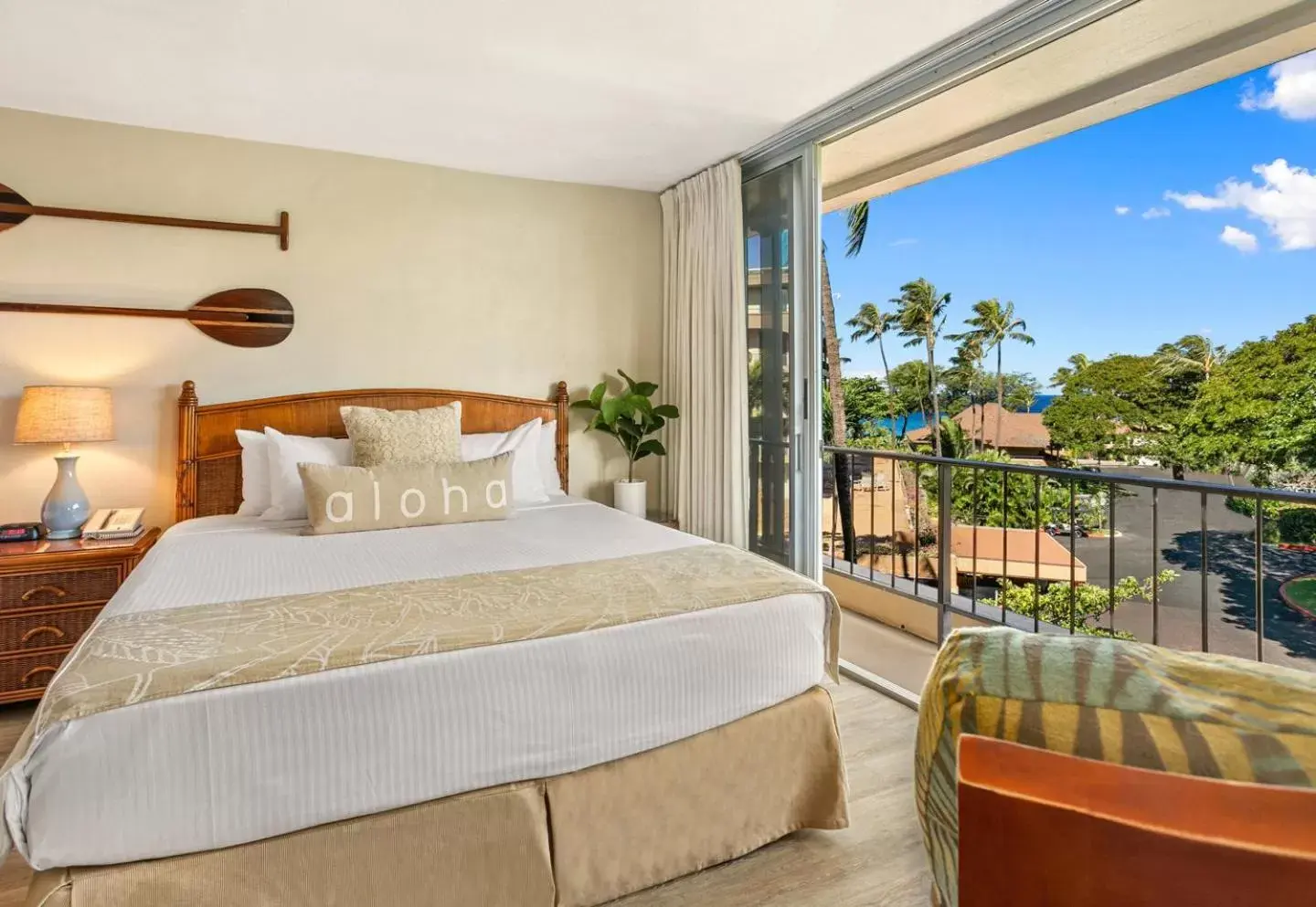 Bed in Aston Maui Kaanapali Villas