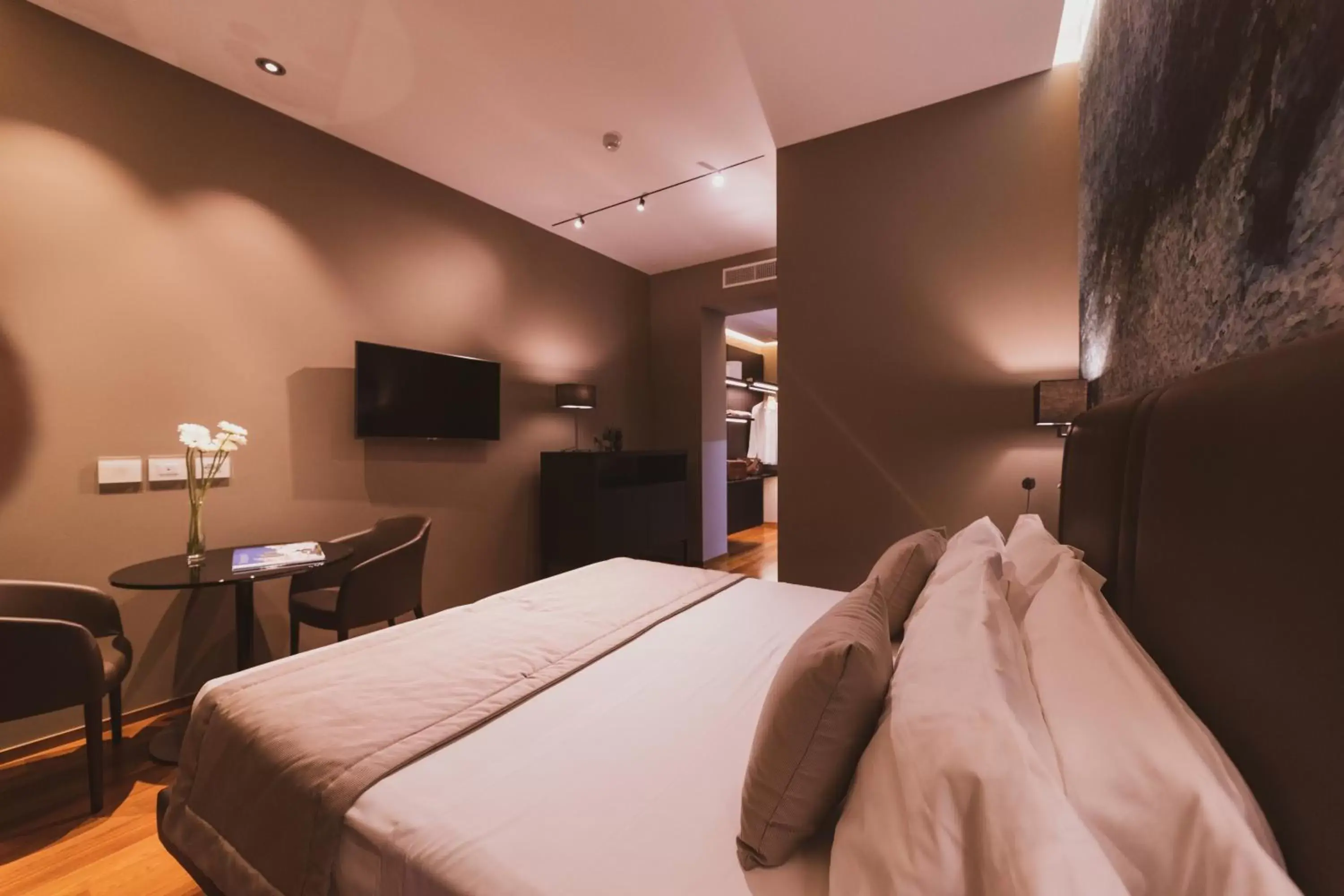 Bed in Callistos Hotel & Spa Bed in Callistos Hotel & Spa