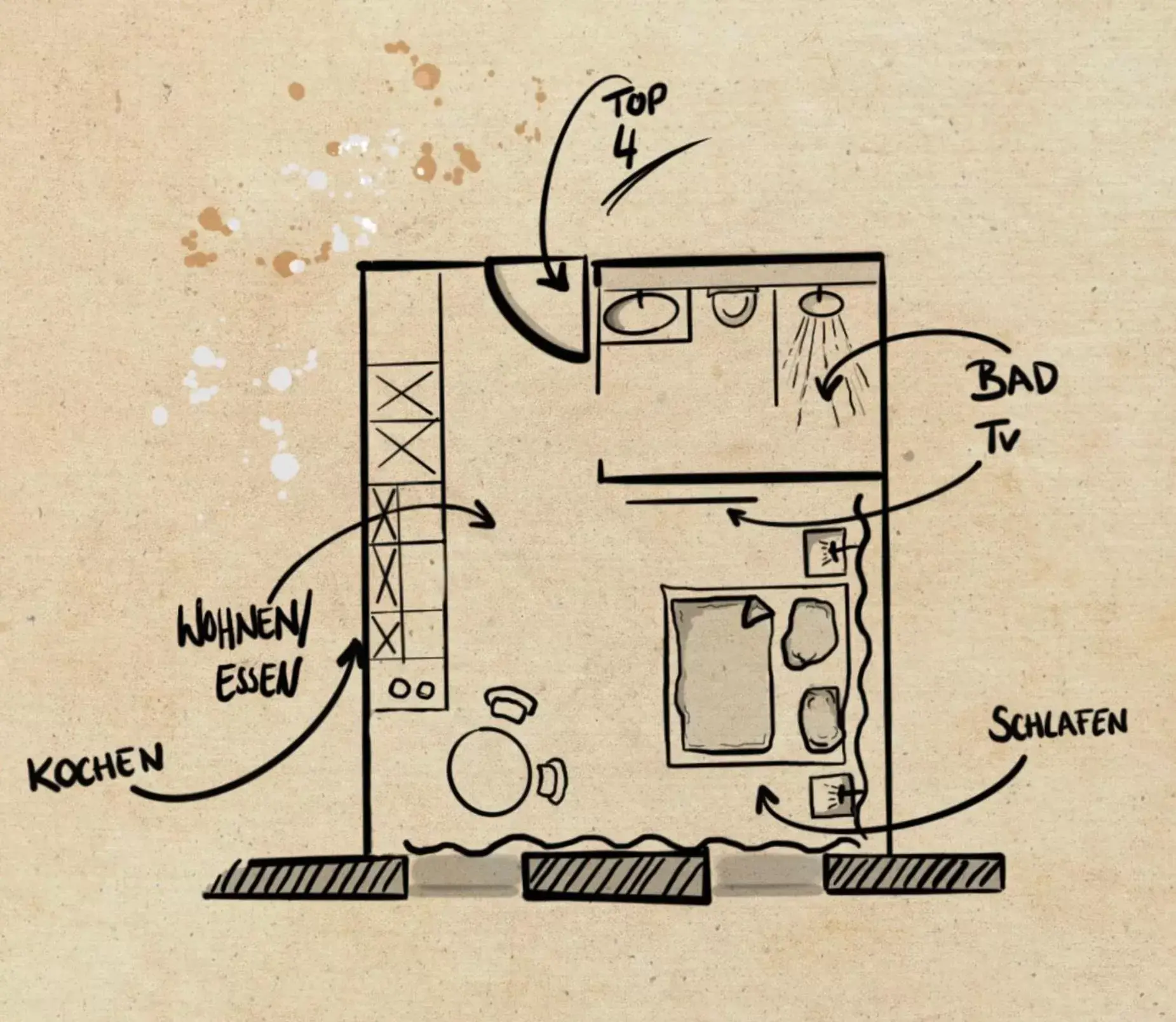 Double Room - single occupancy in La Sonett Double Room - single occupancy in La Sonett