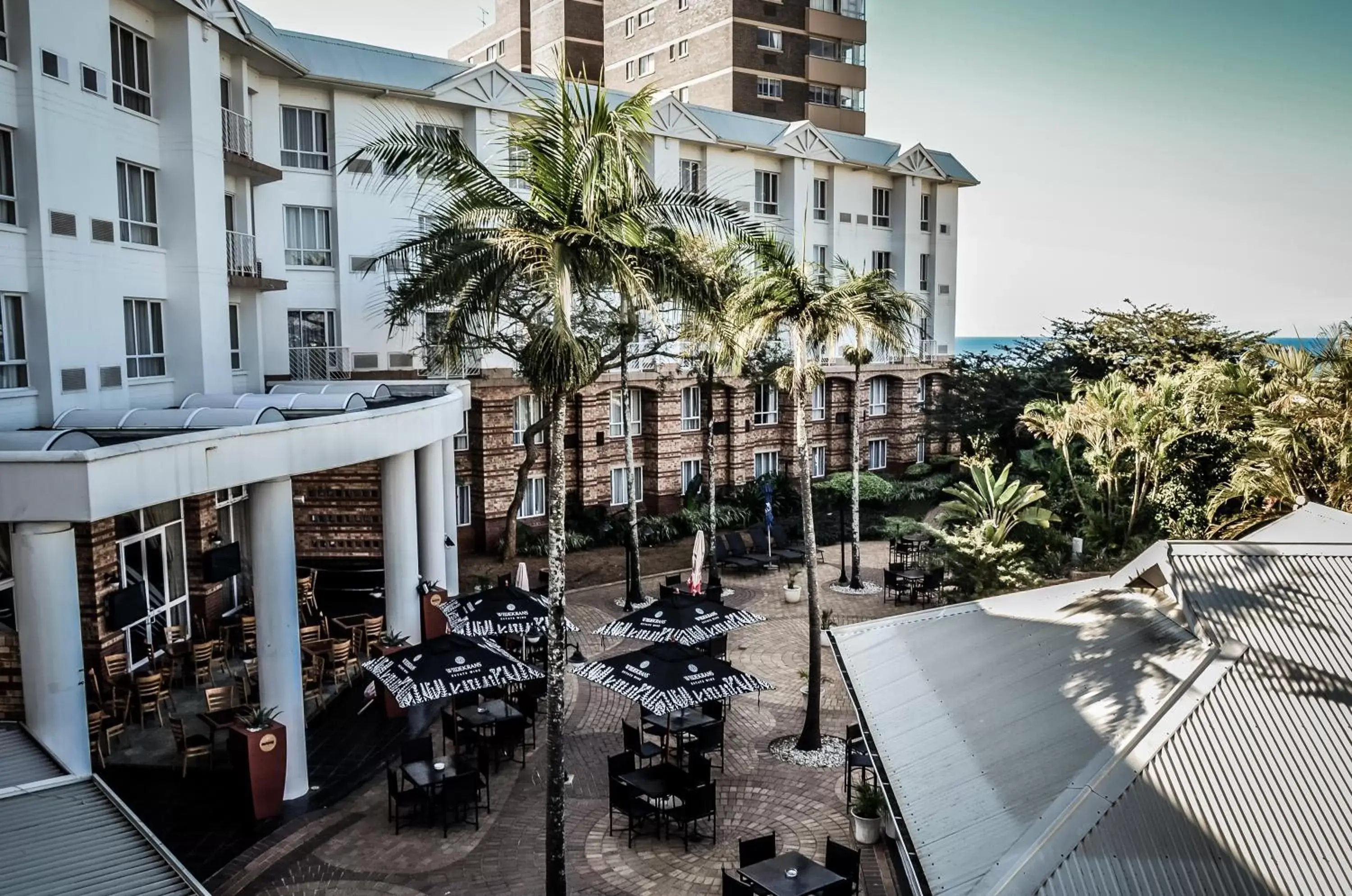 Balcony/Terrace in The Riverside Hotel