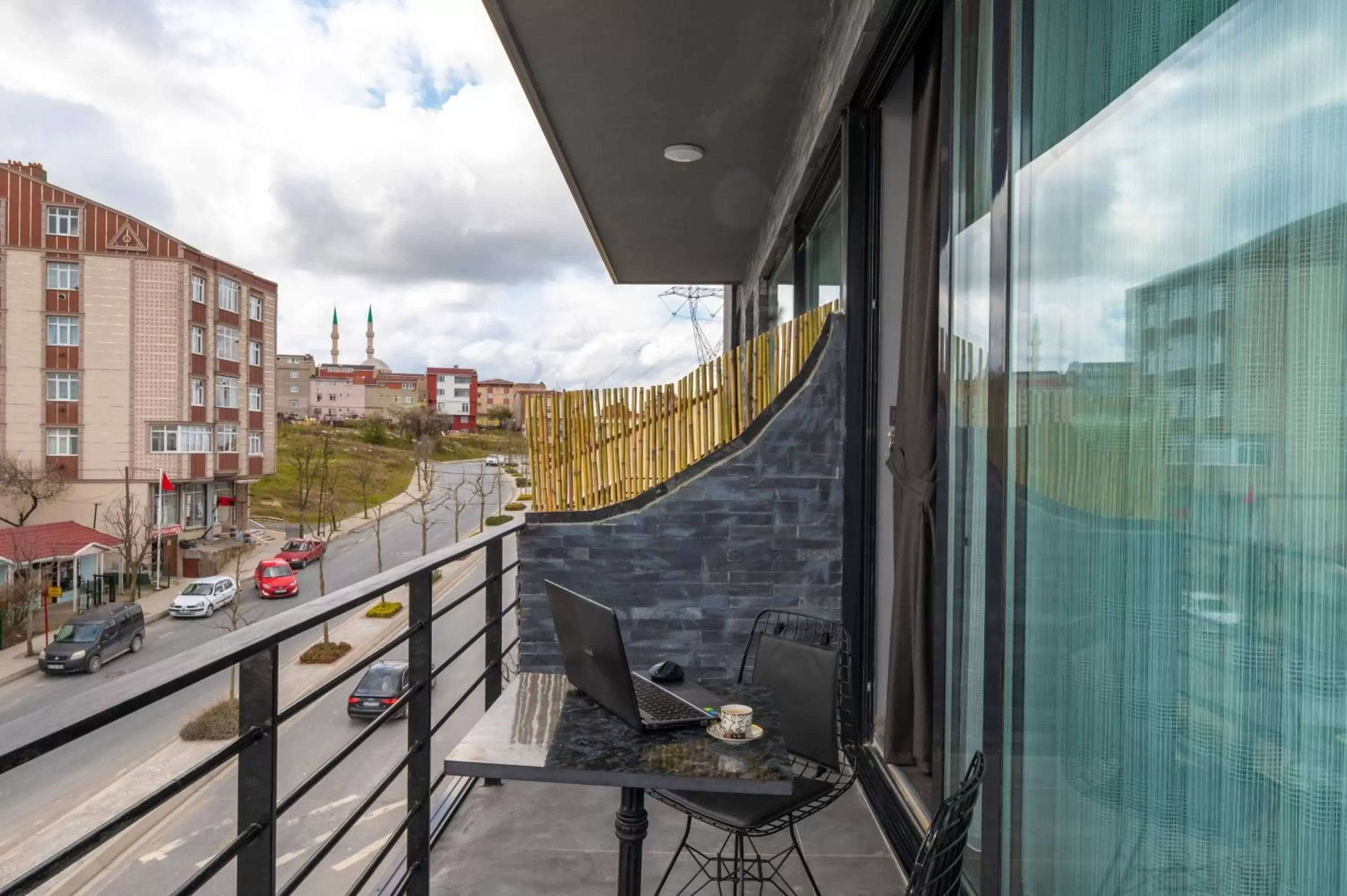 Balcony/Terrace in Melanj Airport Hotel Balcony/Terrace in Melanj Airport Hotel