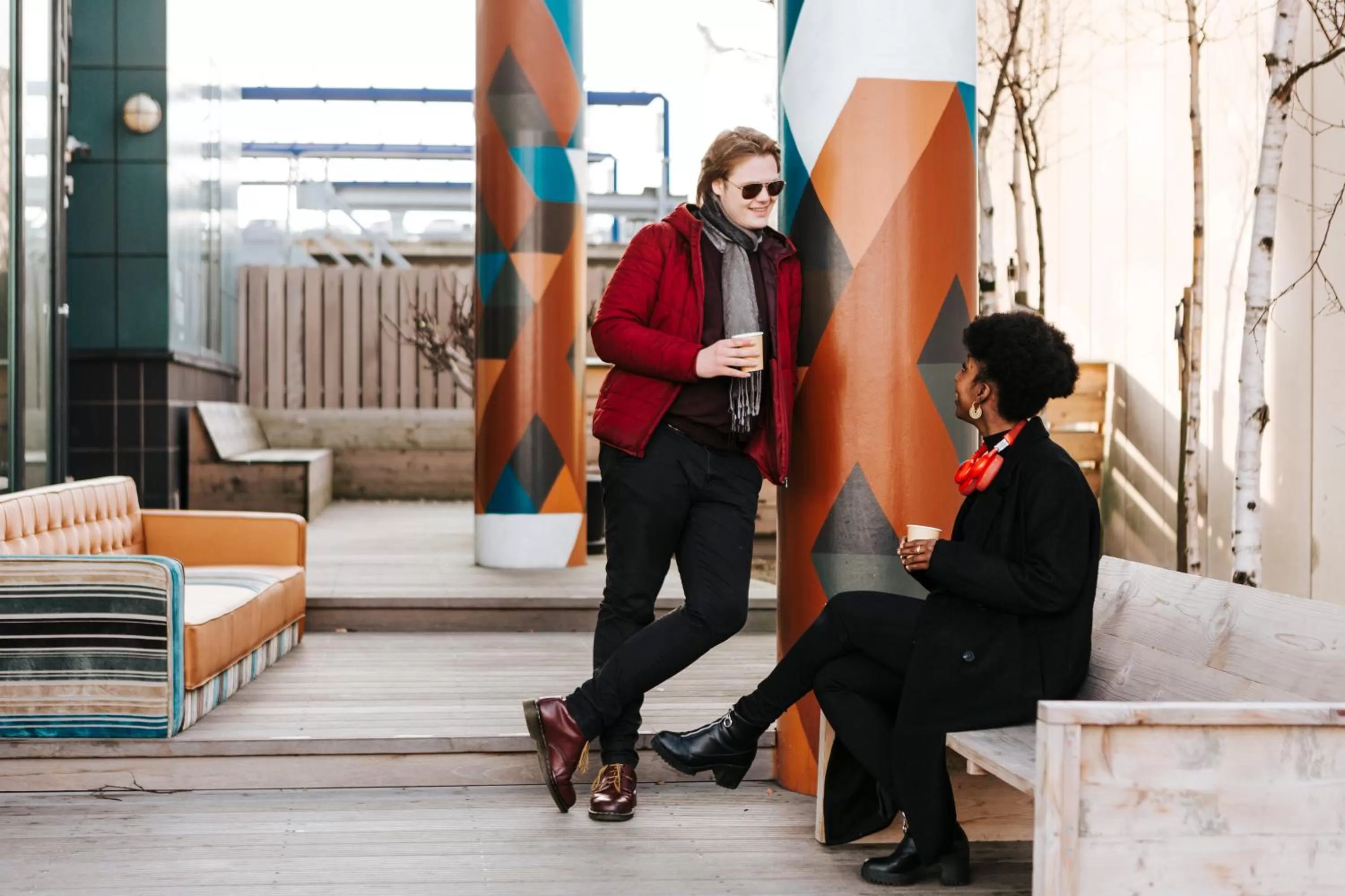 Patio in The Hague Teleport Hotel