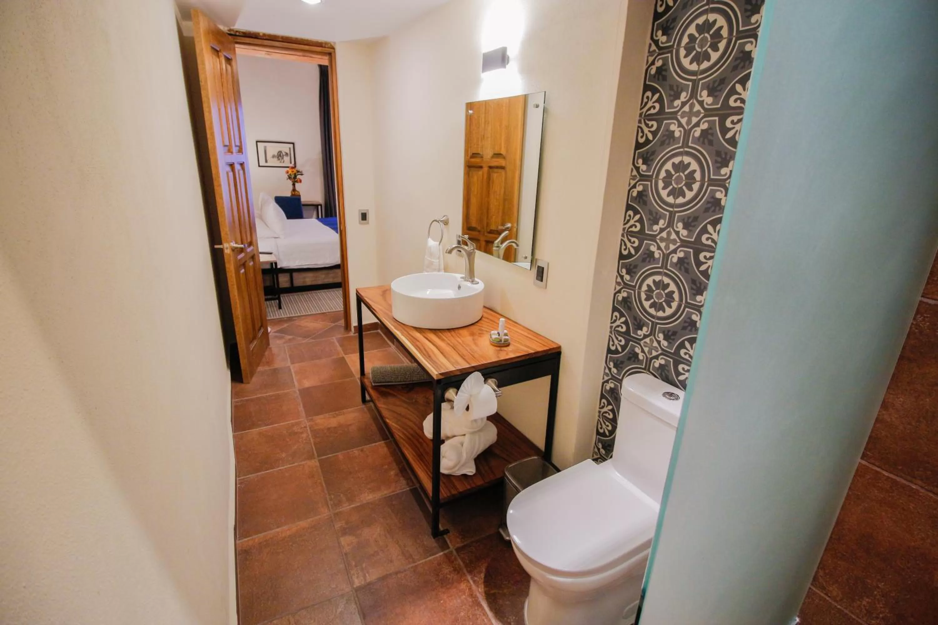 Bathroom in Hotel La Notaría