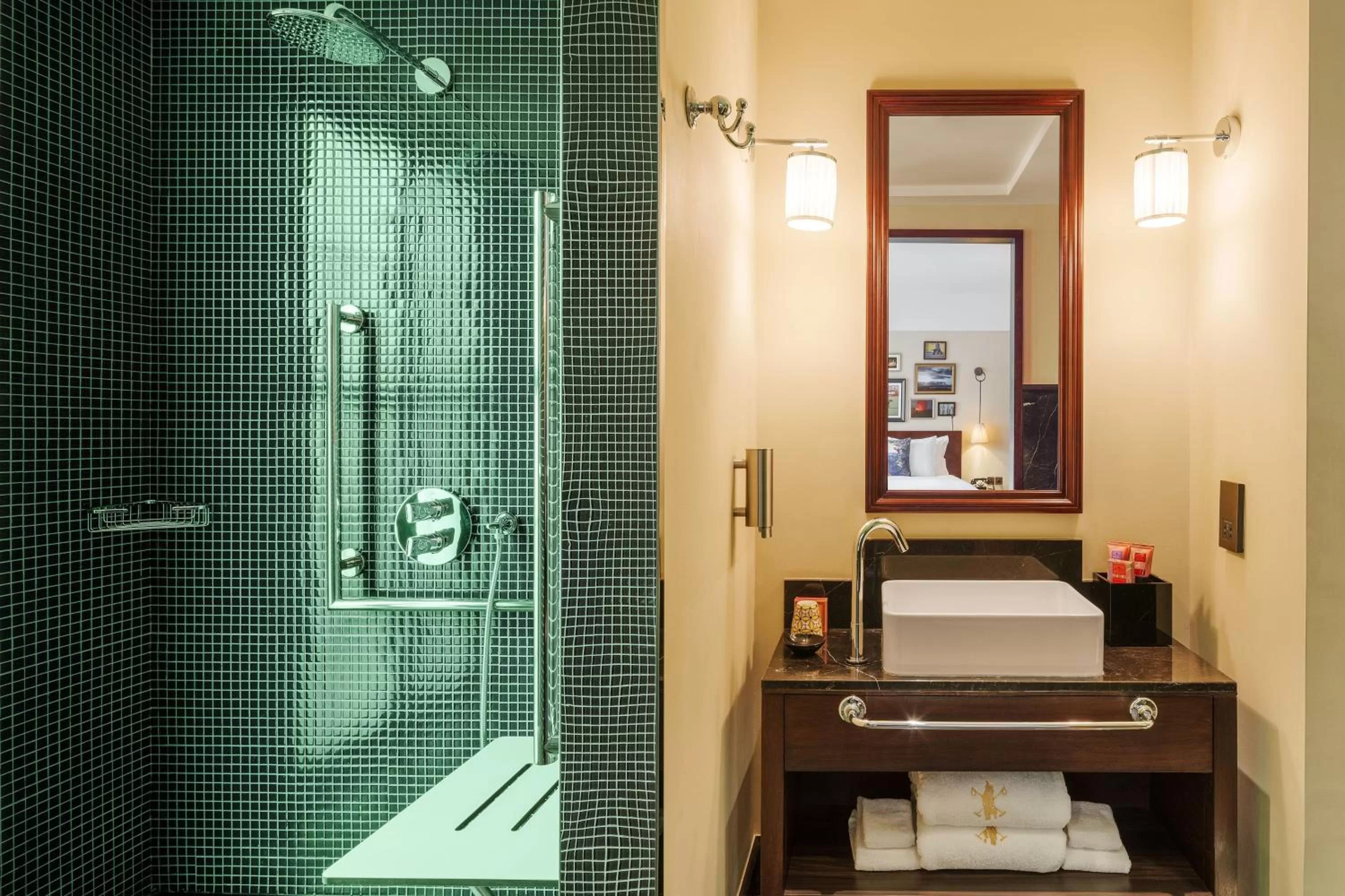 Bathroom in The Vagabond Club, a Tribute Portfolio Hotel Singapore
