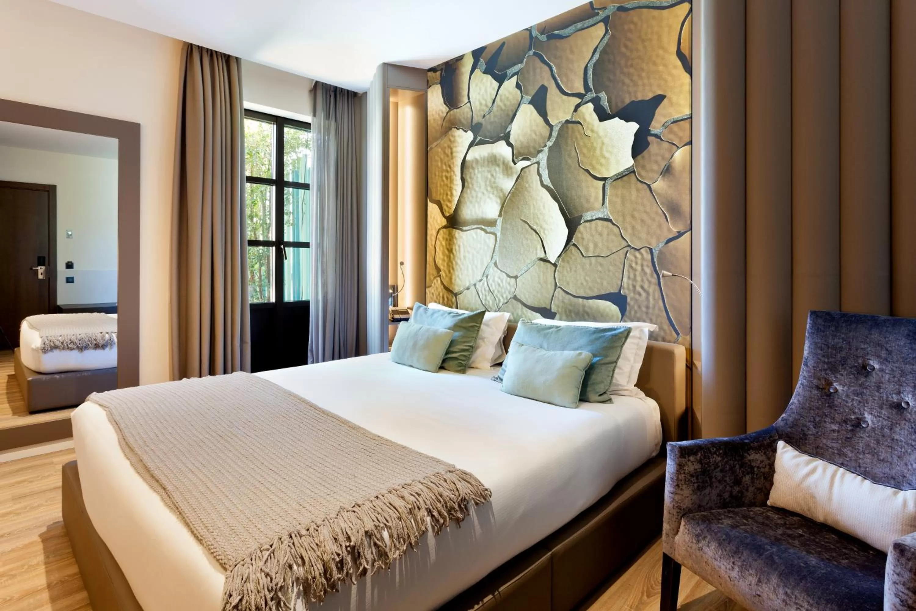 Bed in Hotel Condes de Barcelona