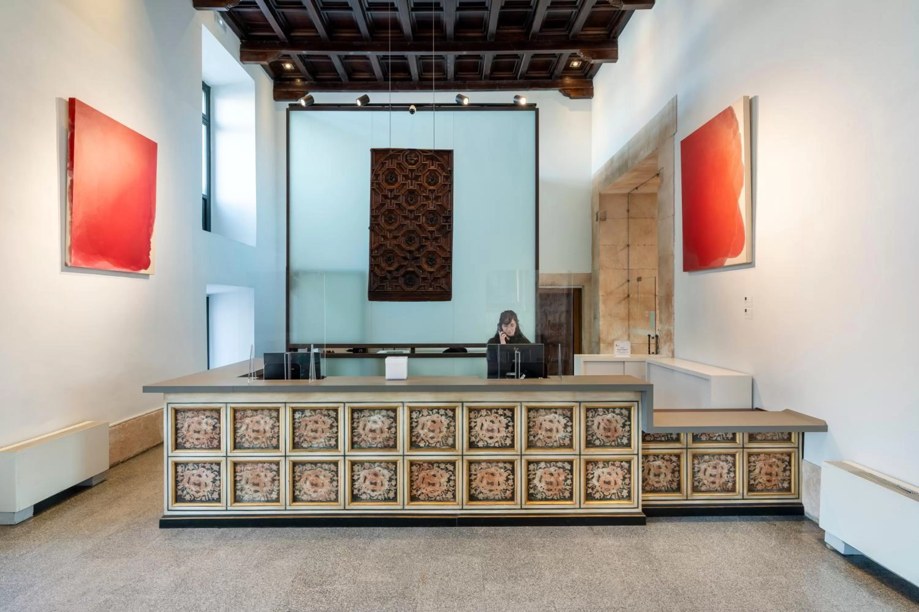 Lobby or reception in Parador de Lerma