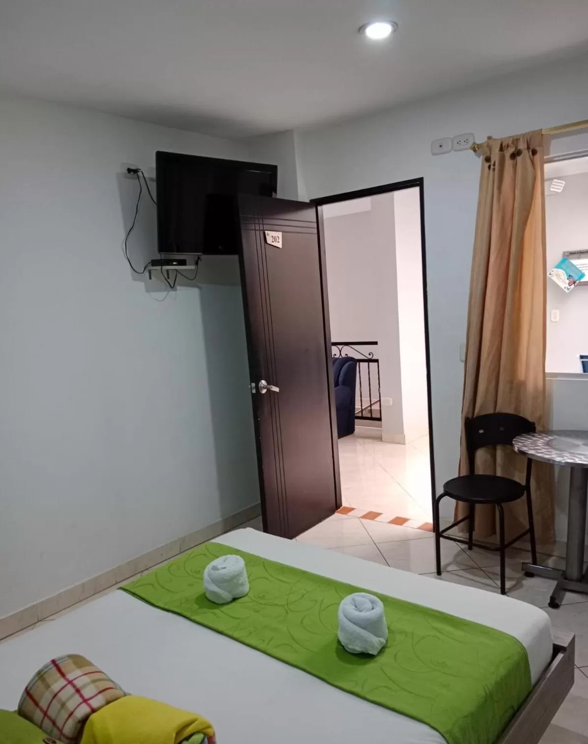 Bed in Hotel El Deportista