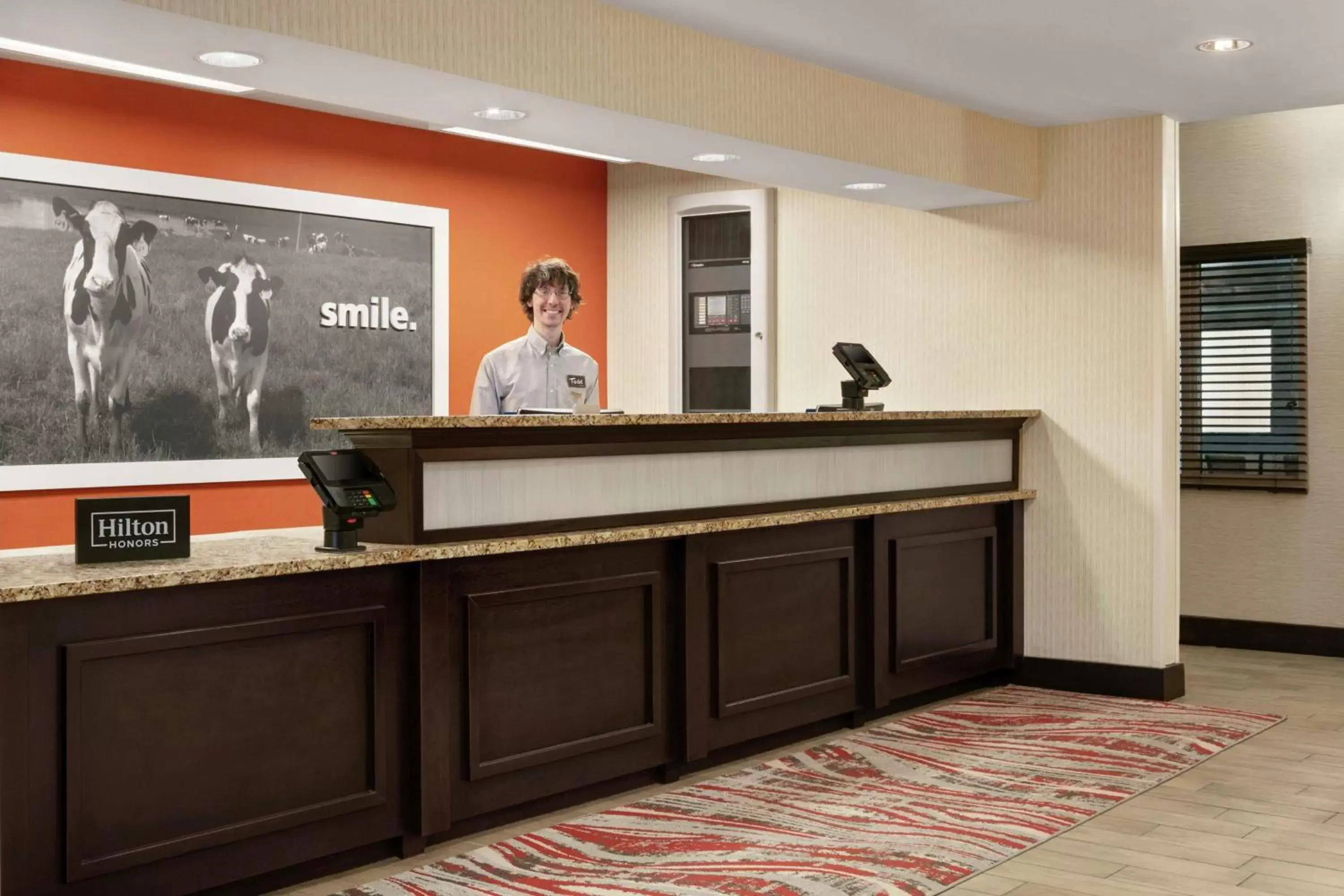 Lobby or reception, Lobby/Reception in Hampton Inn Binghamton/Johnson City