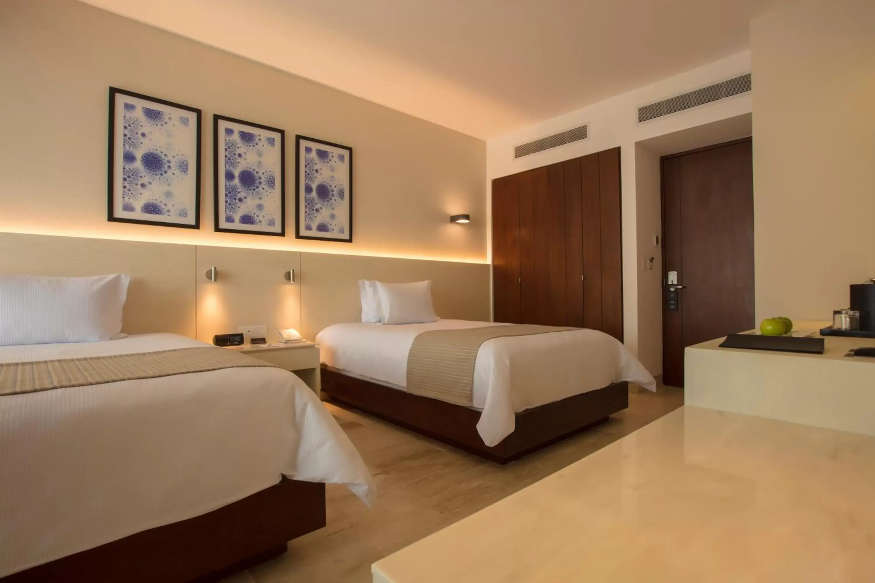 Bedroom, Bed in Altitude at Krystal Grand Cancun - All Inclusive