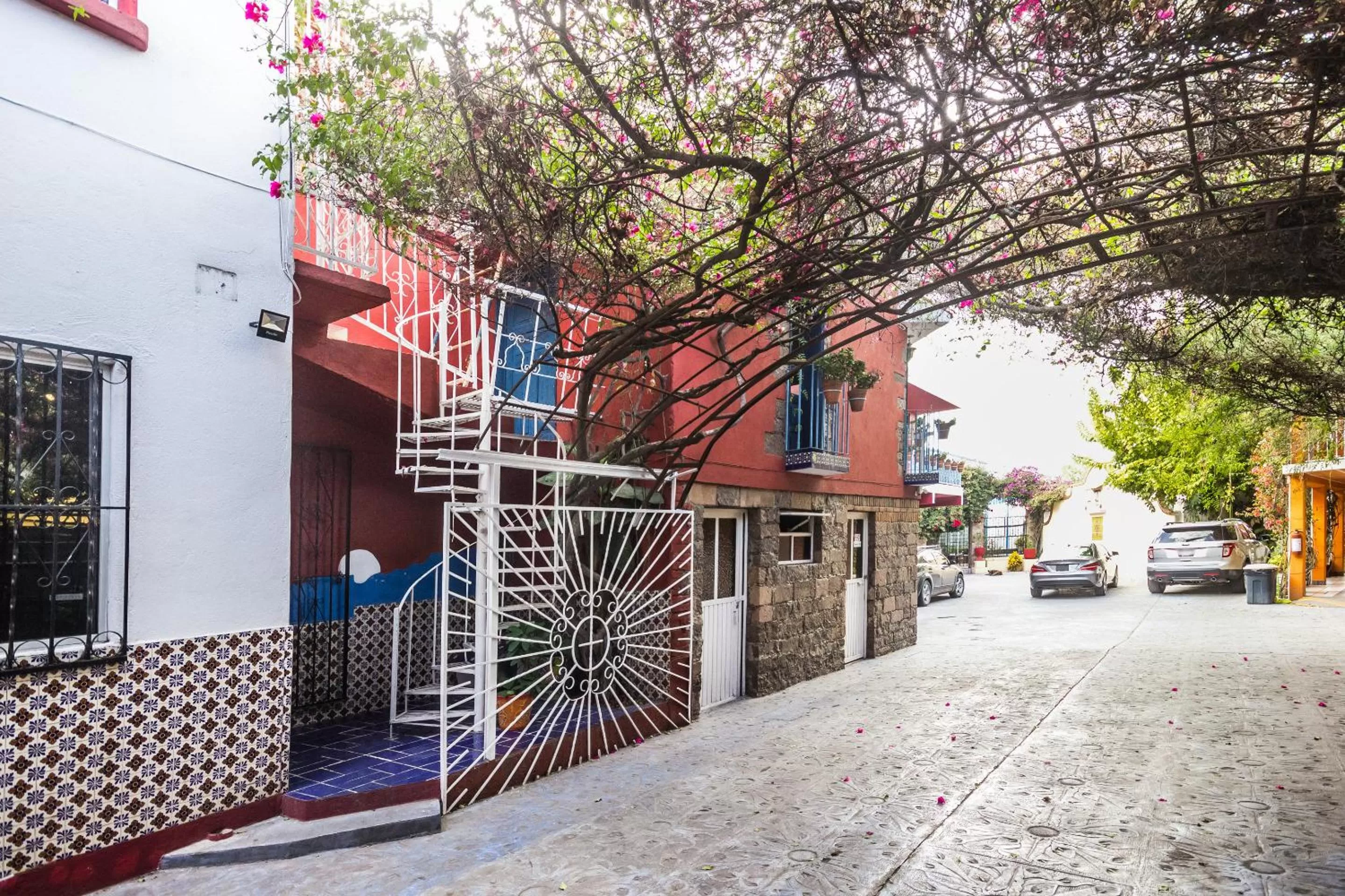 Property building in Hotel Posada Bugambilias