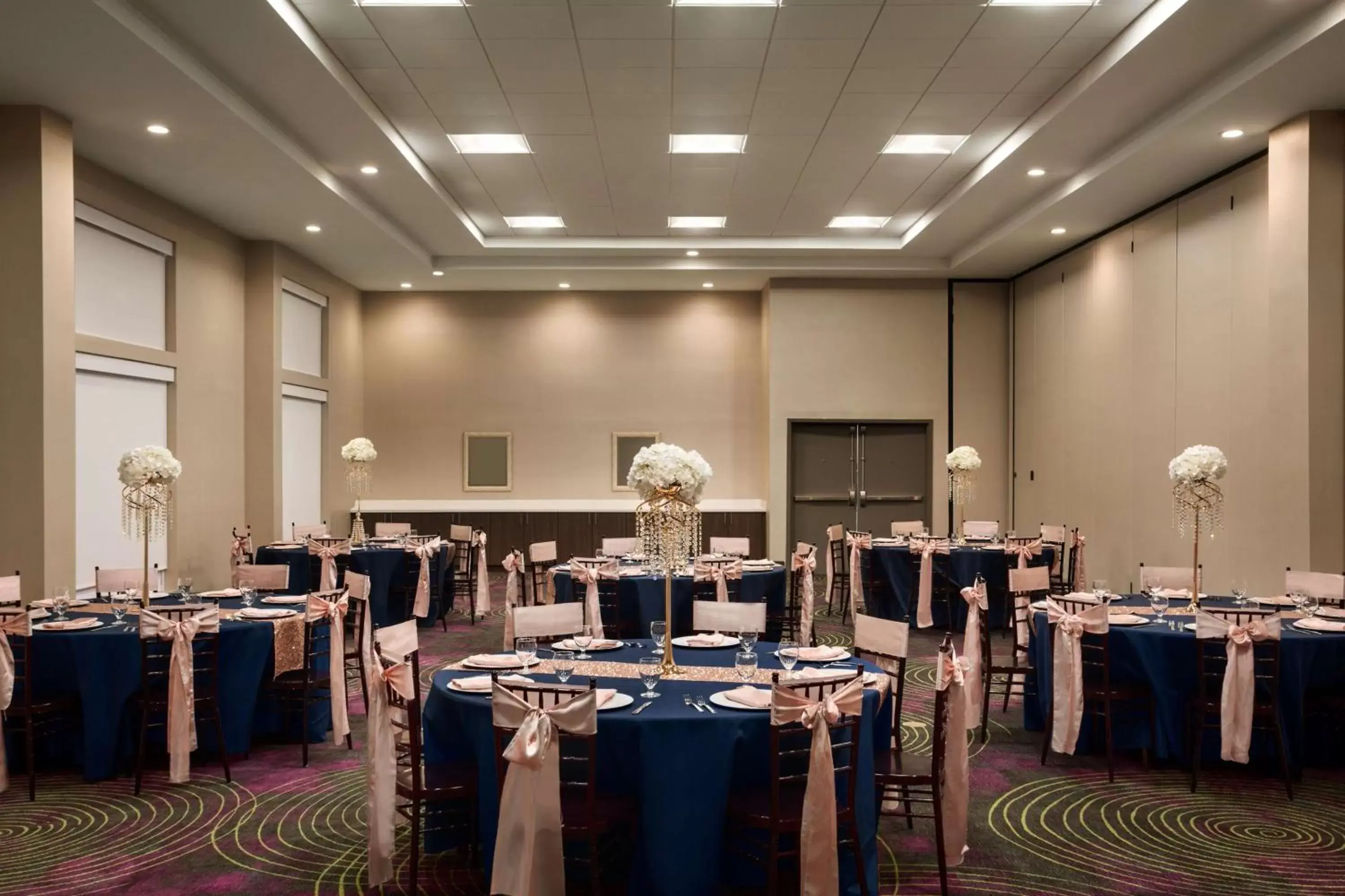 Meeting/conference room, Restaurant/Places to Eat in Hilton Garden Inn Houston-Baytown