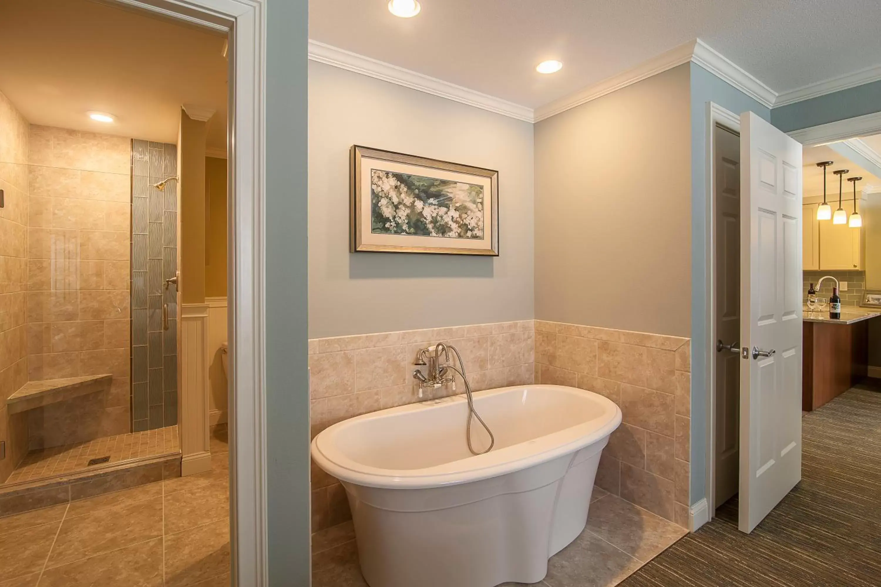 Shower, Bathroom in RiverWalk Resort at Loon Mountain