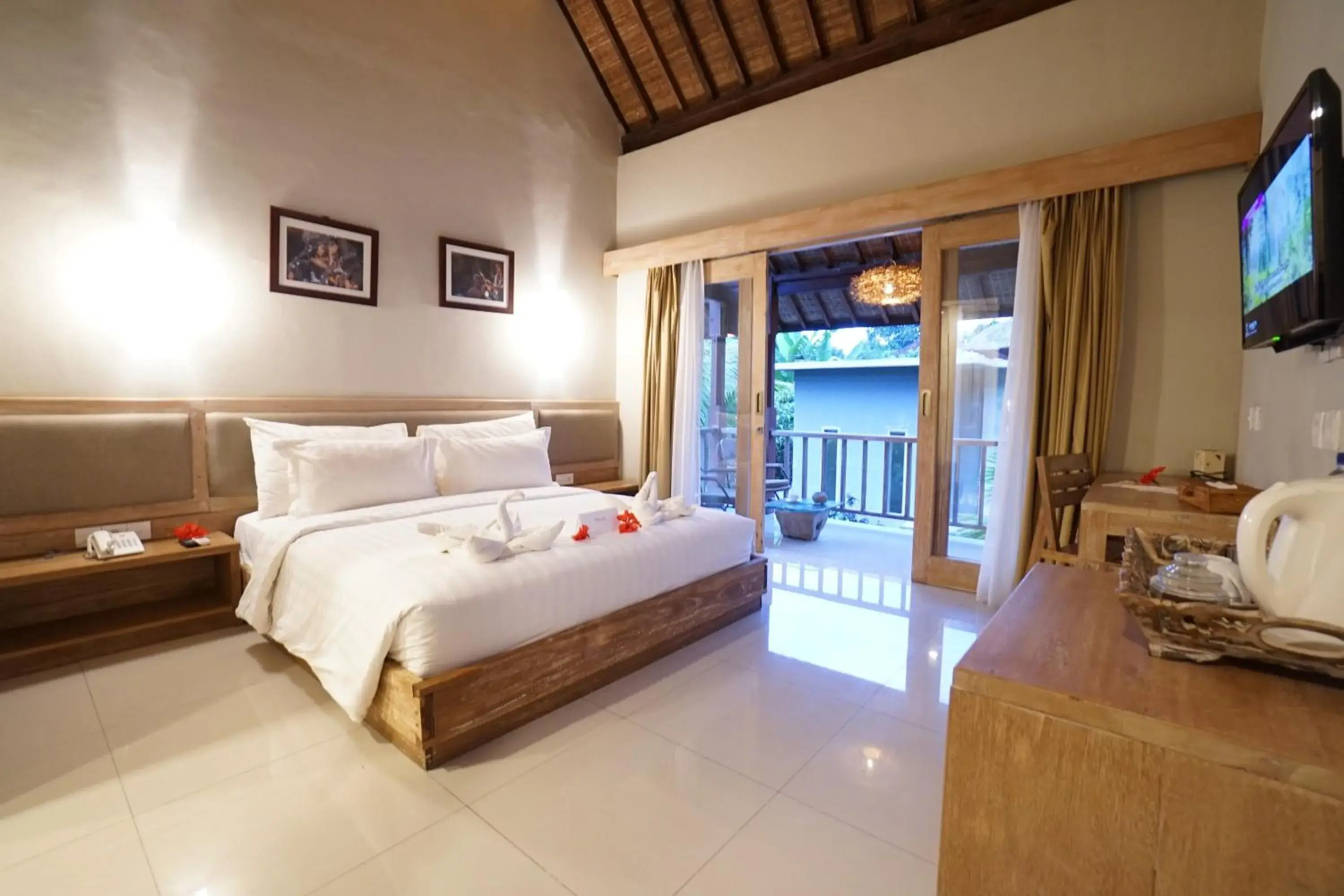 Bed in Tetirah Boutique Hotel