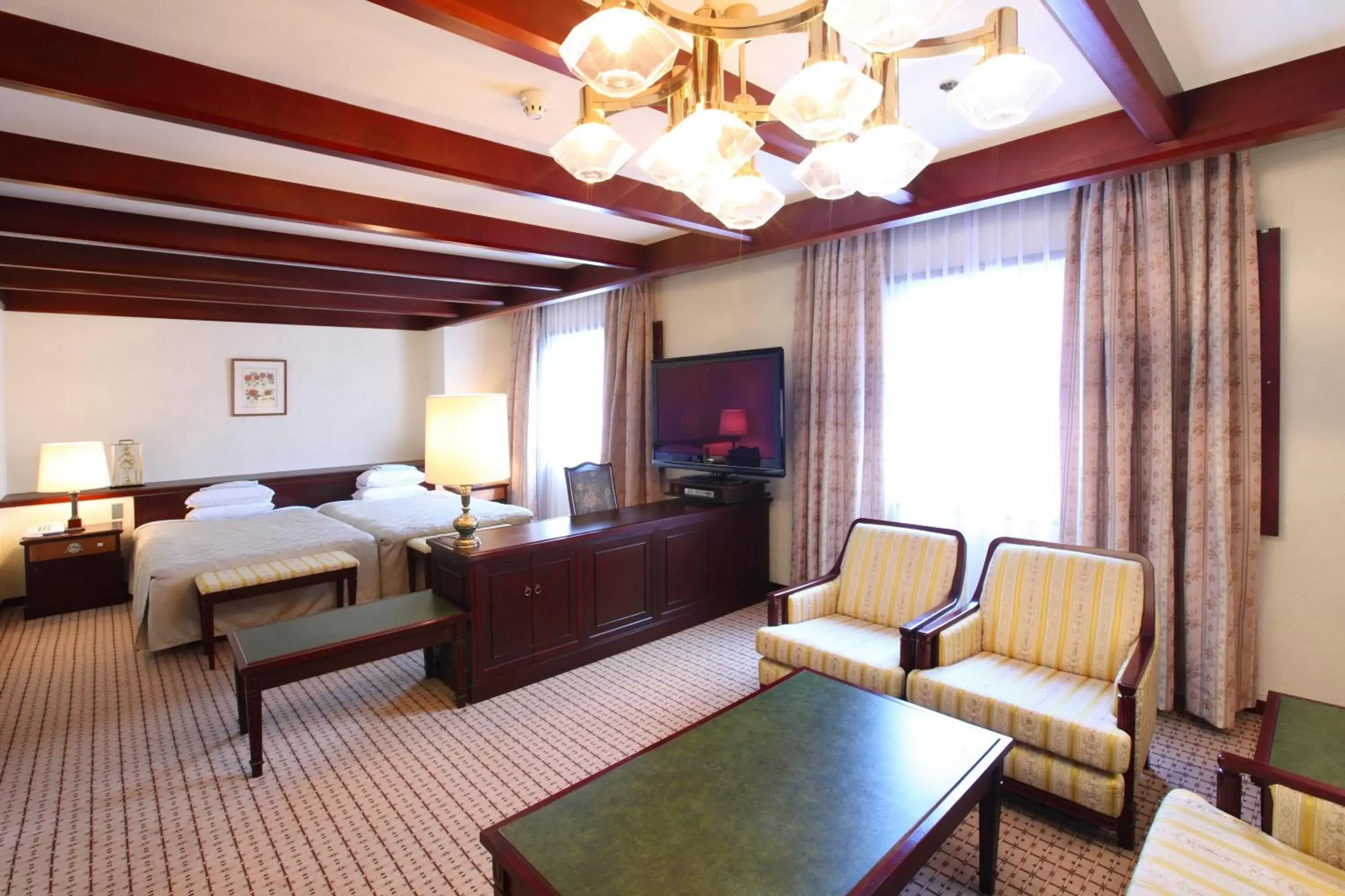 Photo of the whole room, Seating Area in Nagaoka Grand Hotel