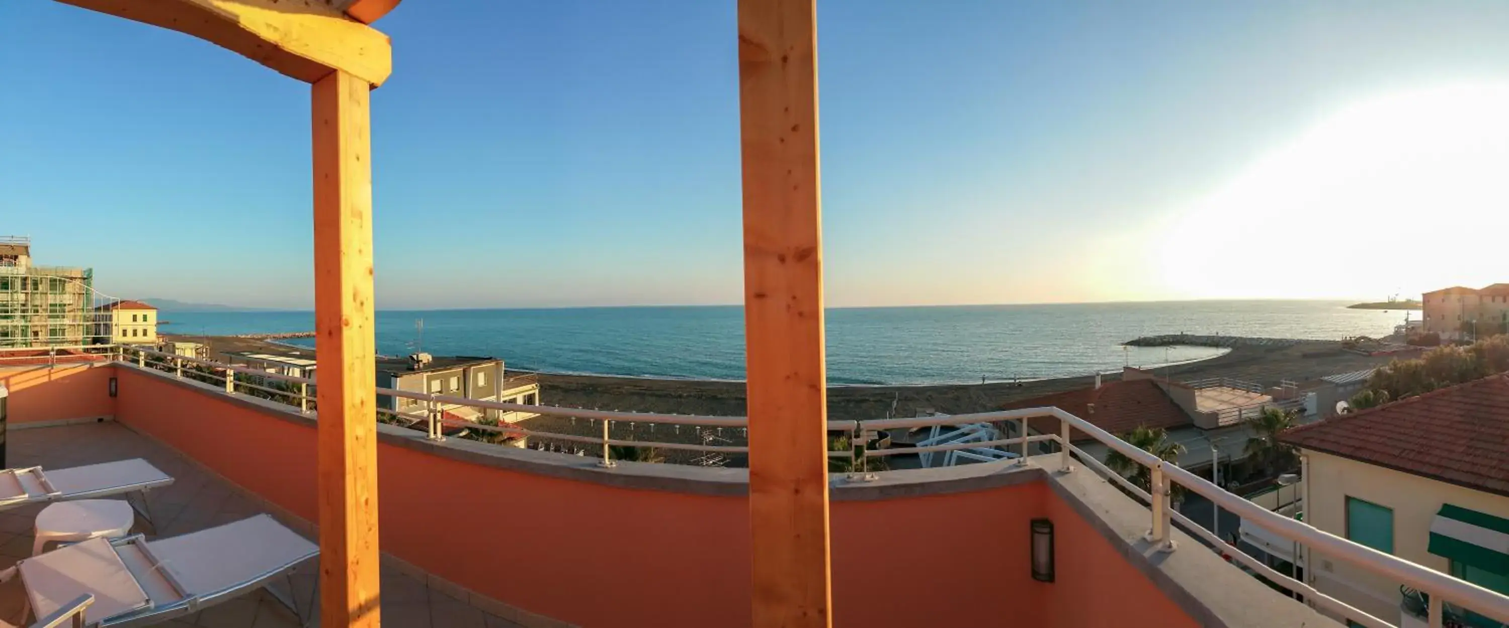 Balcony/Terrace, Sea View in Albergo La Lampara