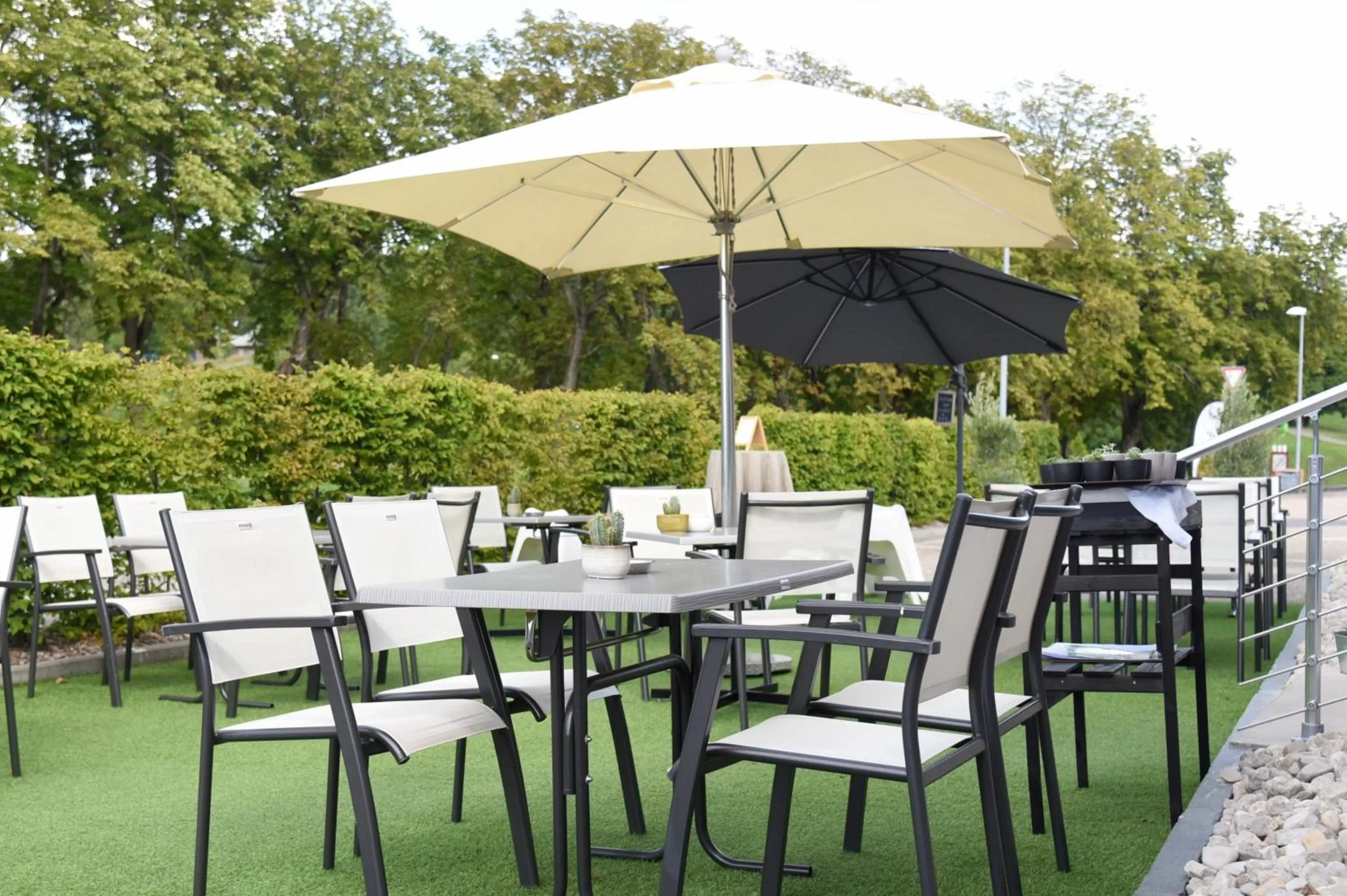 Balcony/Terrace in Hôtel des Mosaiques