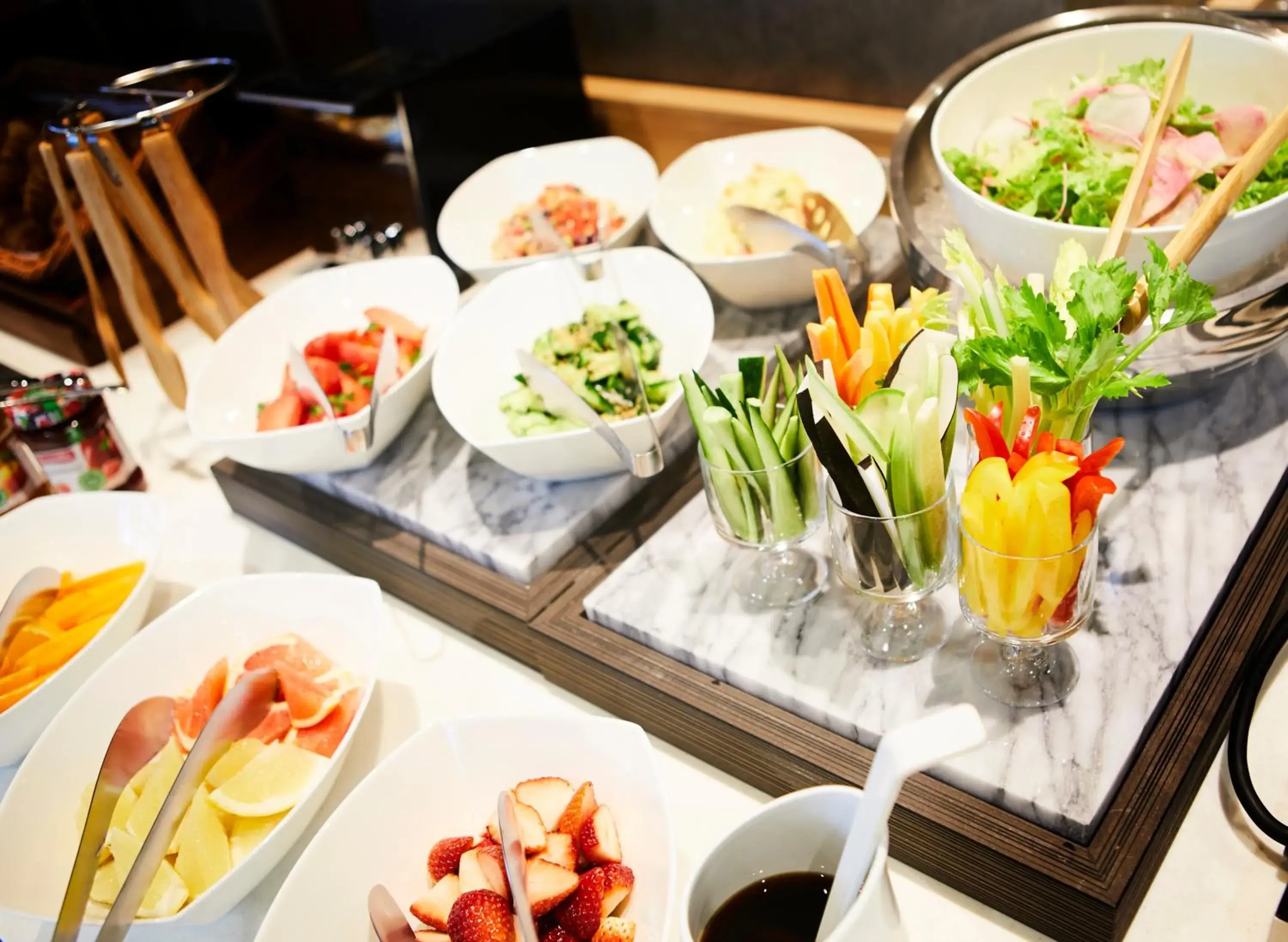 Breakfast, Food in Hotel Intergate Tokyo Kyobashi
