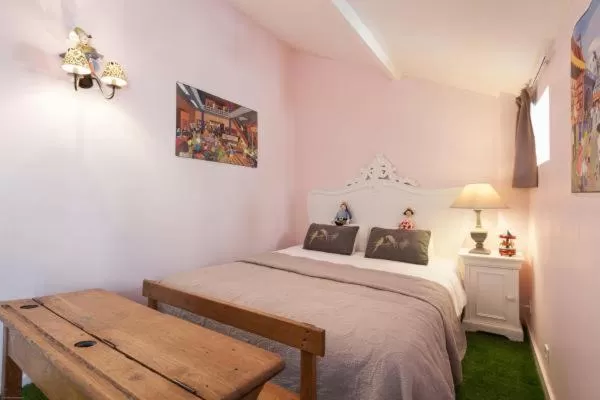 Bedroom, Bed in Hotel Arvor - O'Lodges by Arvor