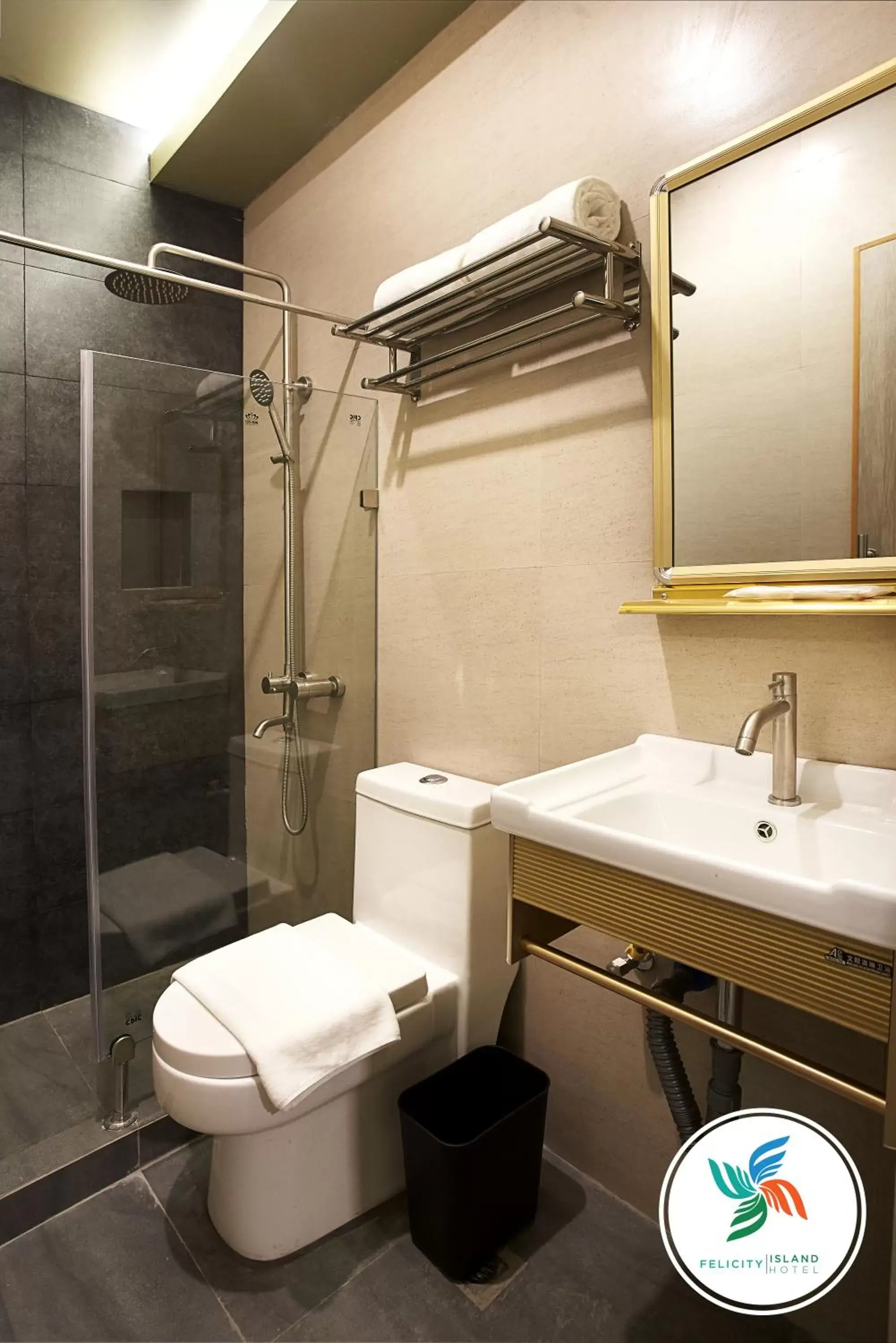 Bathroom in Felicity Island Hotel