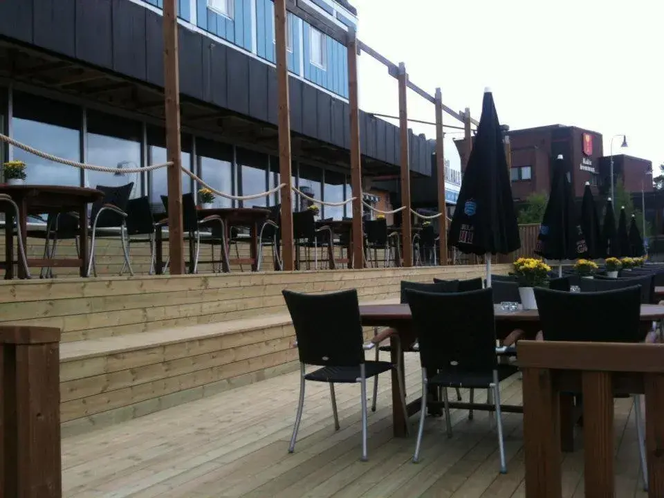 Balcony/Terrace in Hotell Valhall