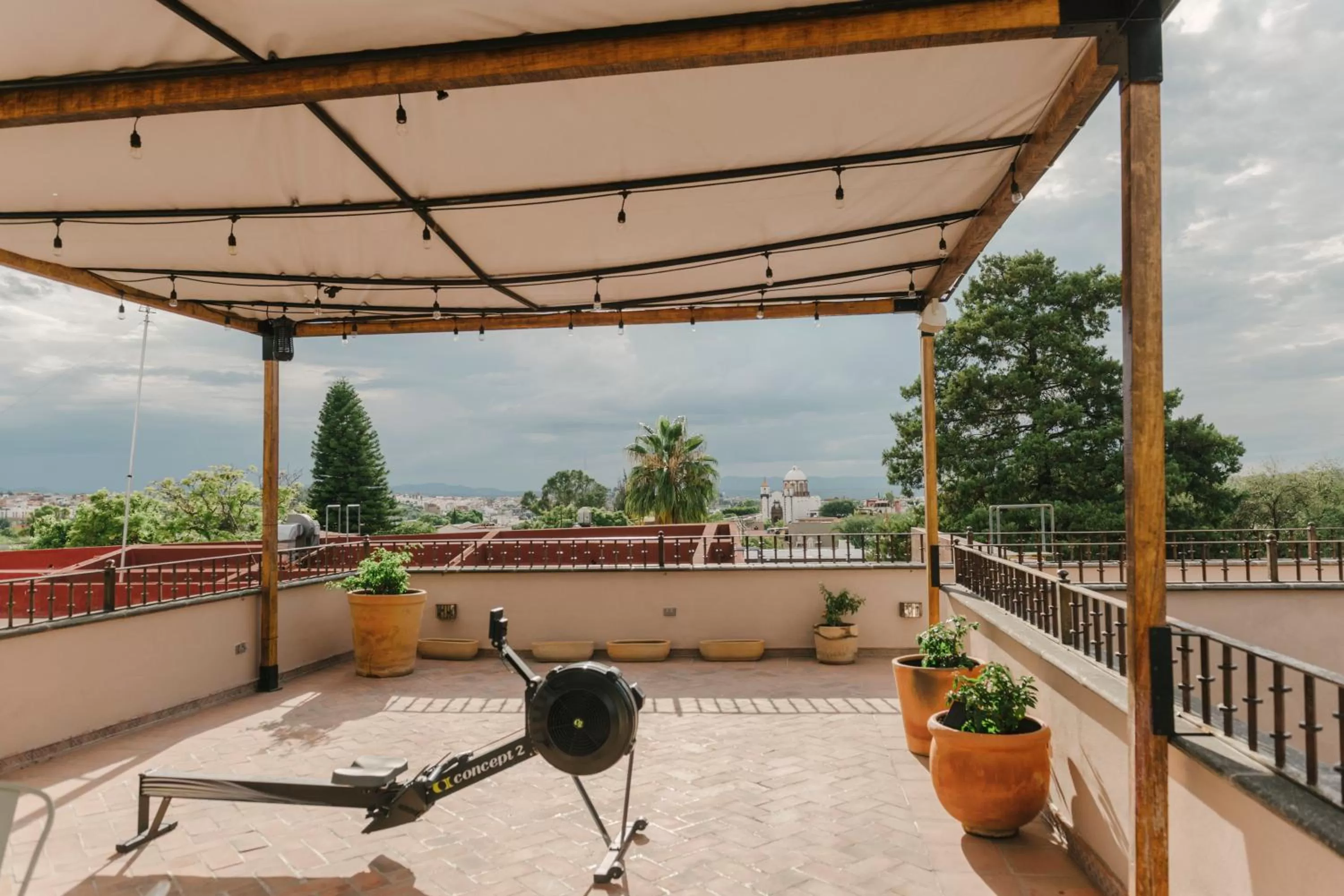 Balcony/Terrace in Agua Santa Hotel Boutique