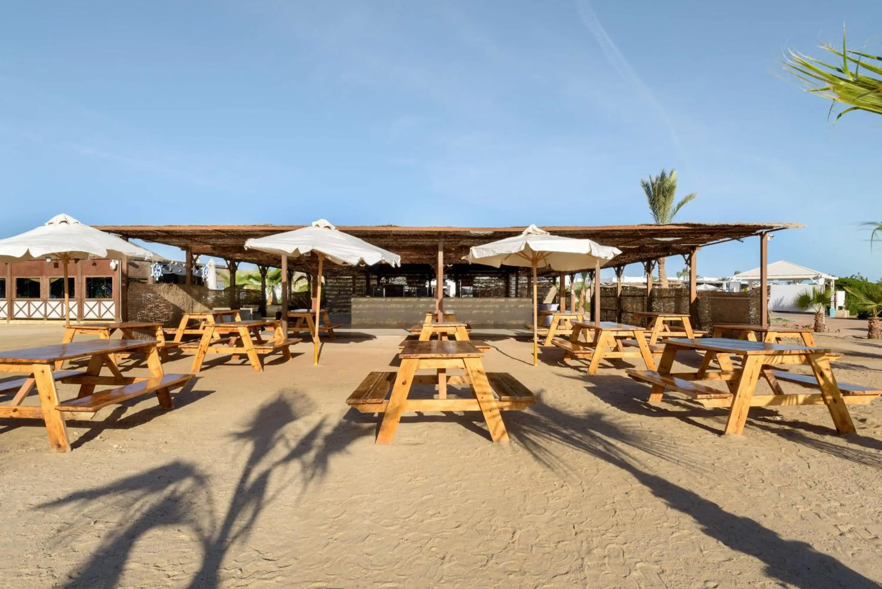 Lounge or bar, Beach in Hilton Marsa Alam Nubian Resort