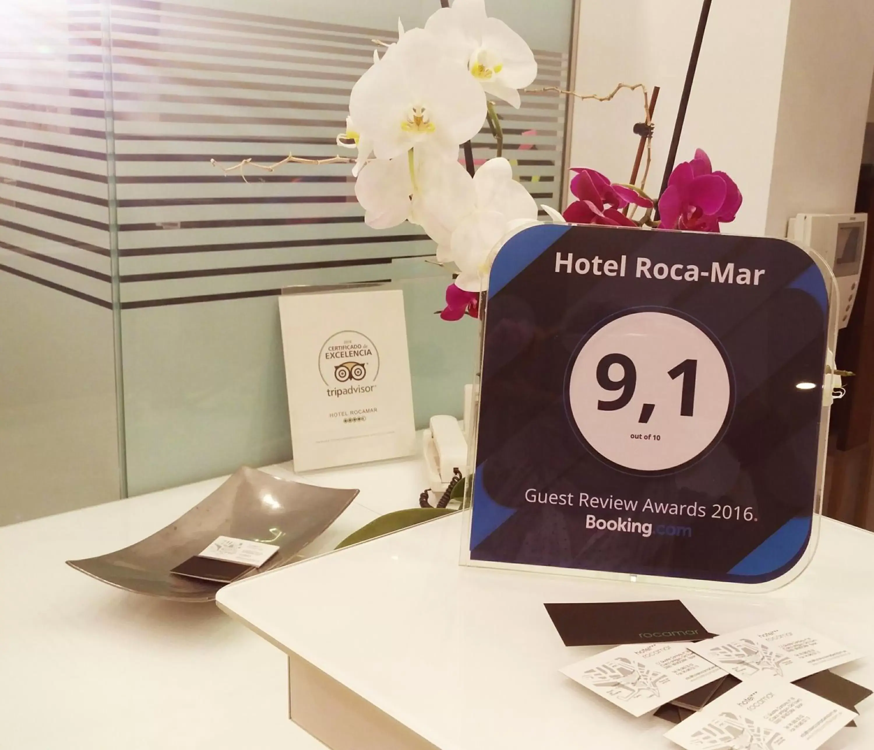 Certificate/Award in Hotel Roca-Mar