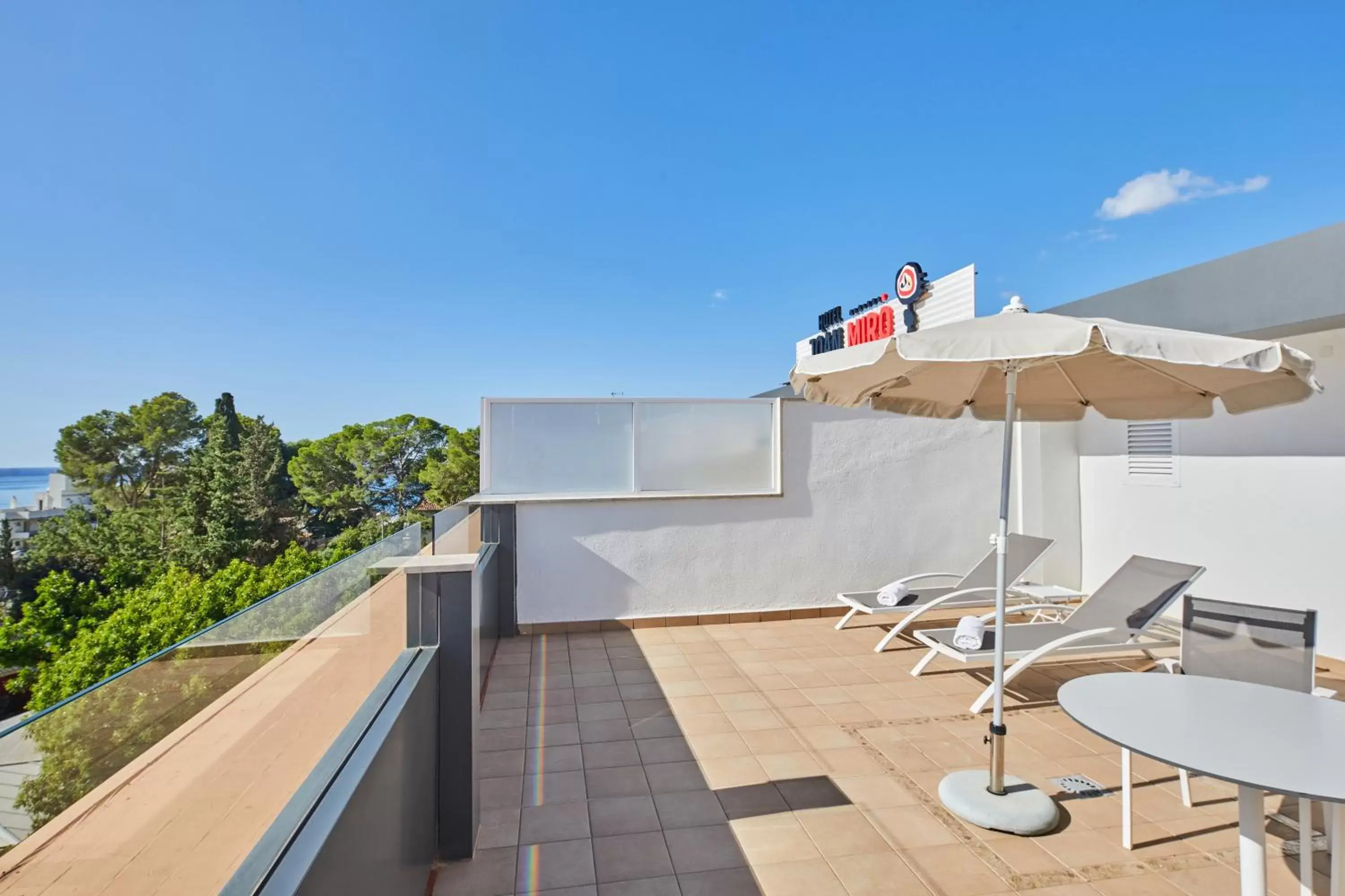 Balcony/Terrace in Hotel Joan Miró Museum