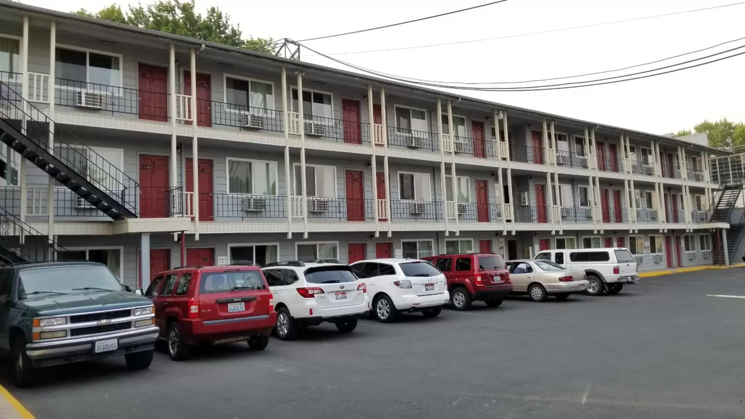 Property Building in Cougar Land Motel