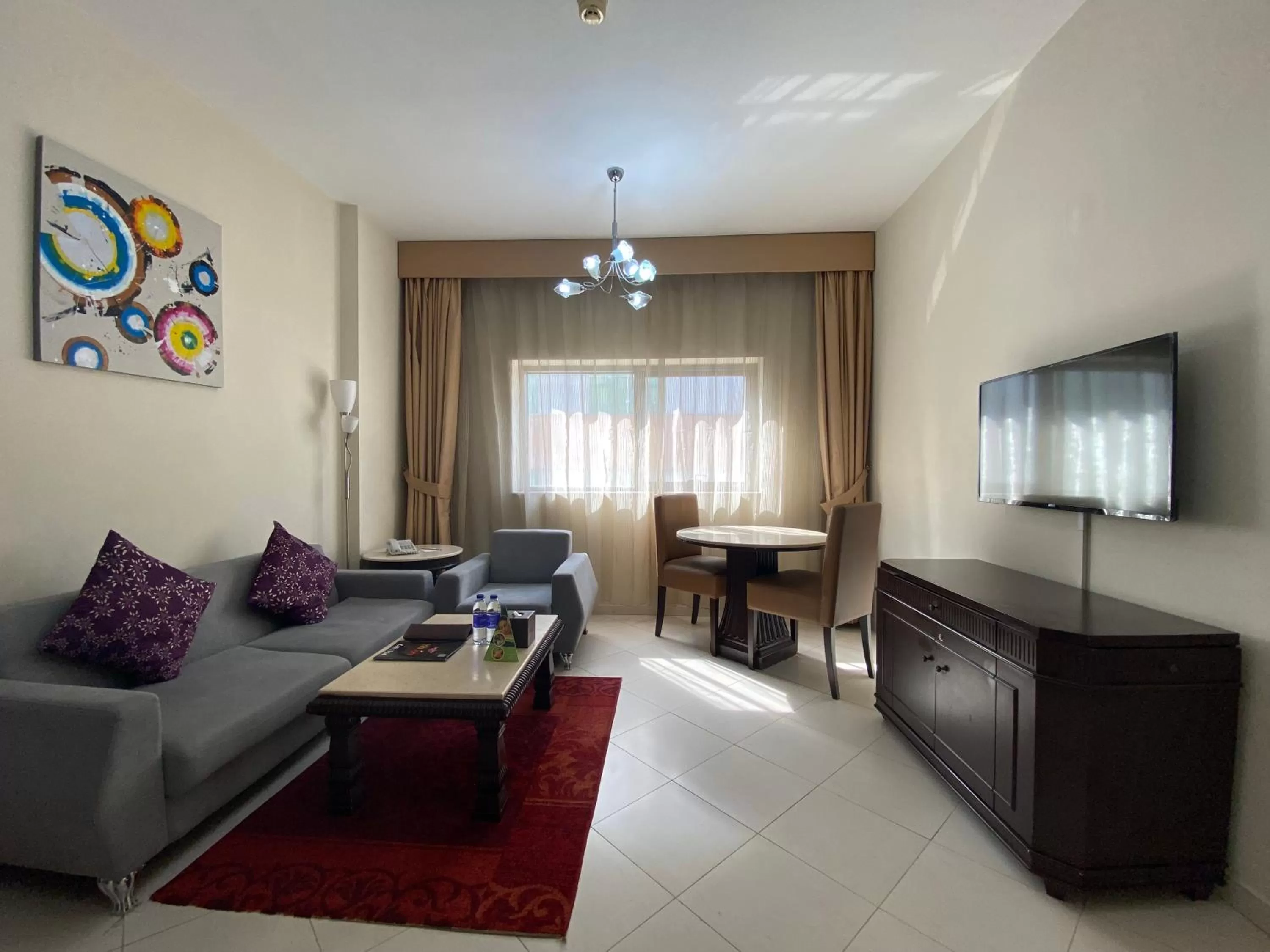 Living room in Auris Boutique Hotel Apartments, Al Barsha - At The Mall