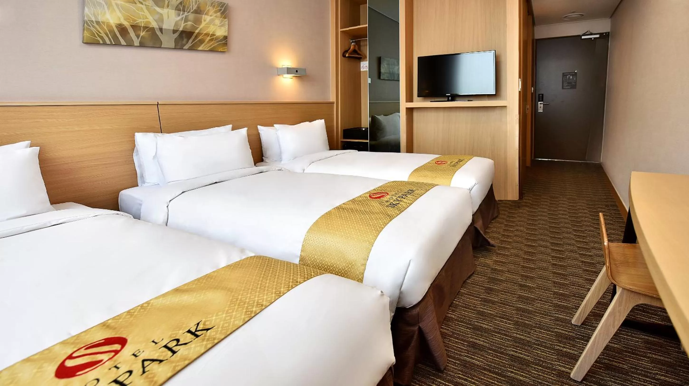 Bed in Hotel Skypark Dongdaemun I
