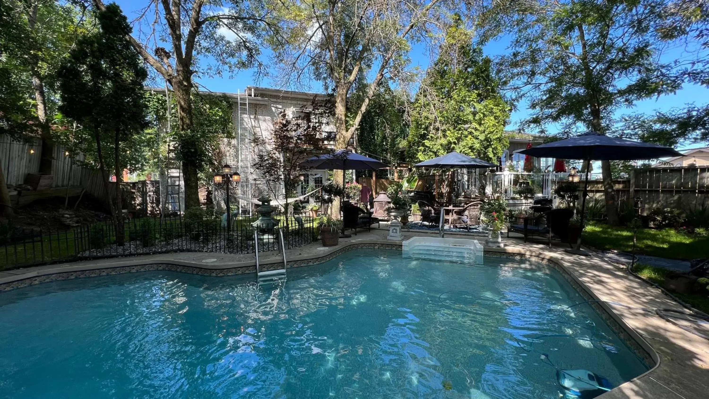 Swimming Pool in Gîte du Caméléon