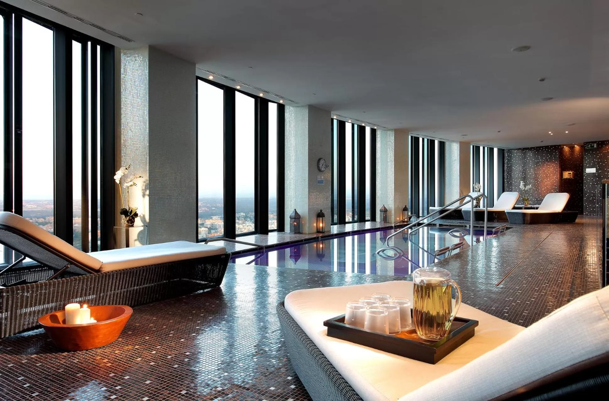 Spa and wellness centre/facilities in Eurostars Madrid Tower
