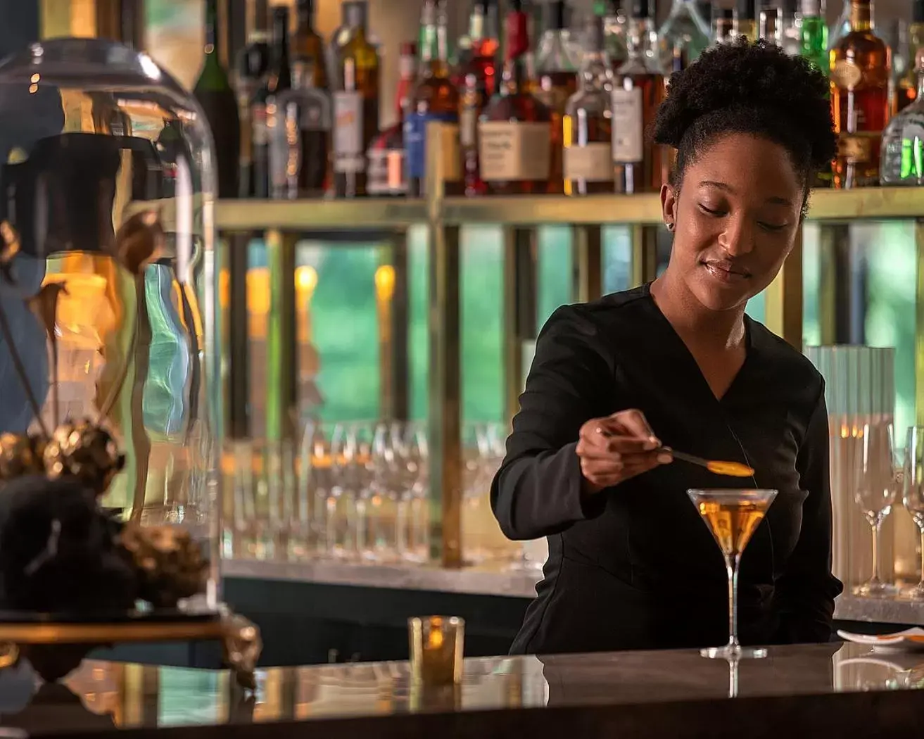 Lounge or bar in Four Seasons Boston Lounge or bar in Four Seasons Boston