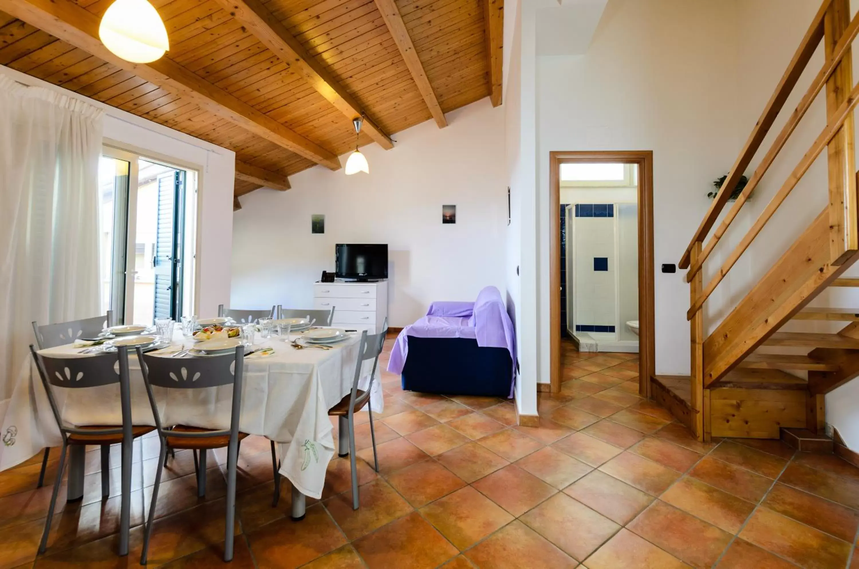 Living room, Dining Area in Le Tartarughe Aparthotel