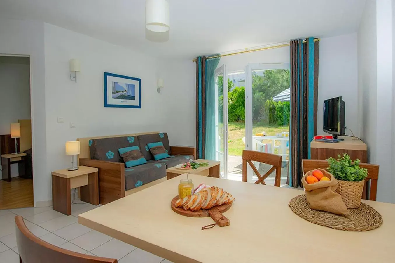 Seating Area in Résidence Goélia La Grande Plage