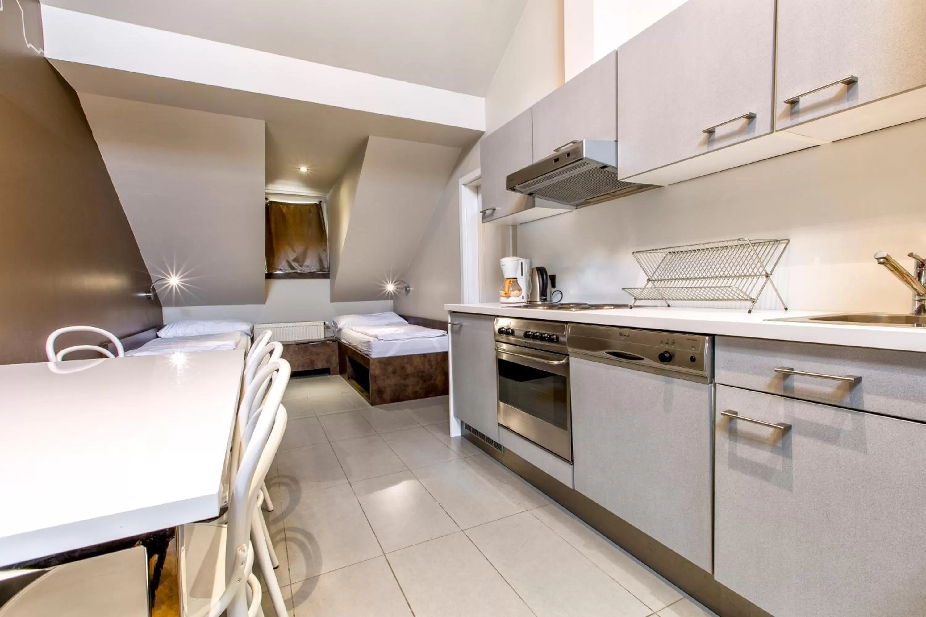 Kitchen or kitchenette in Sophie's Hostel