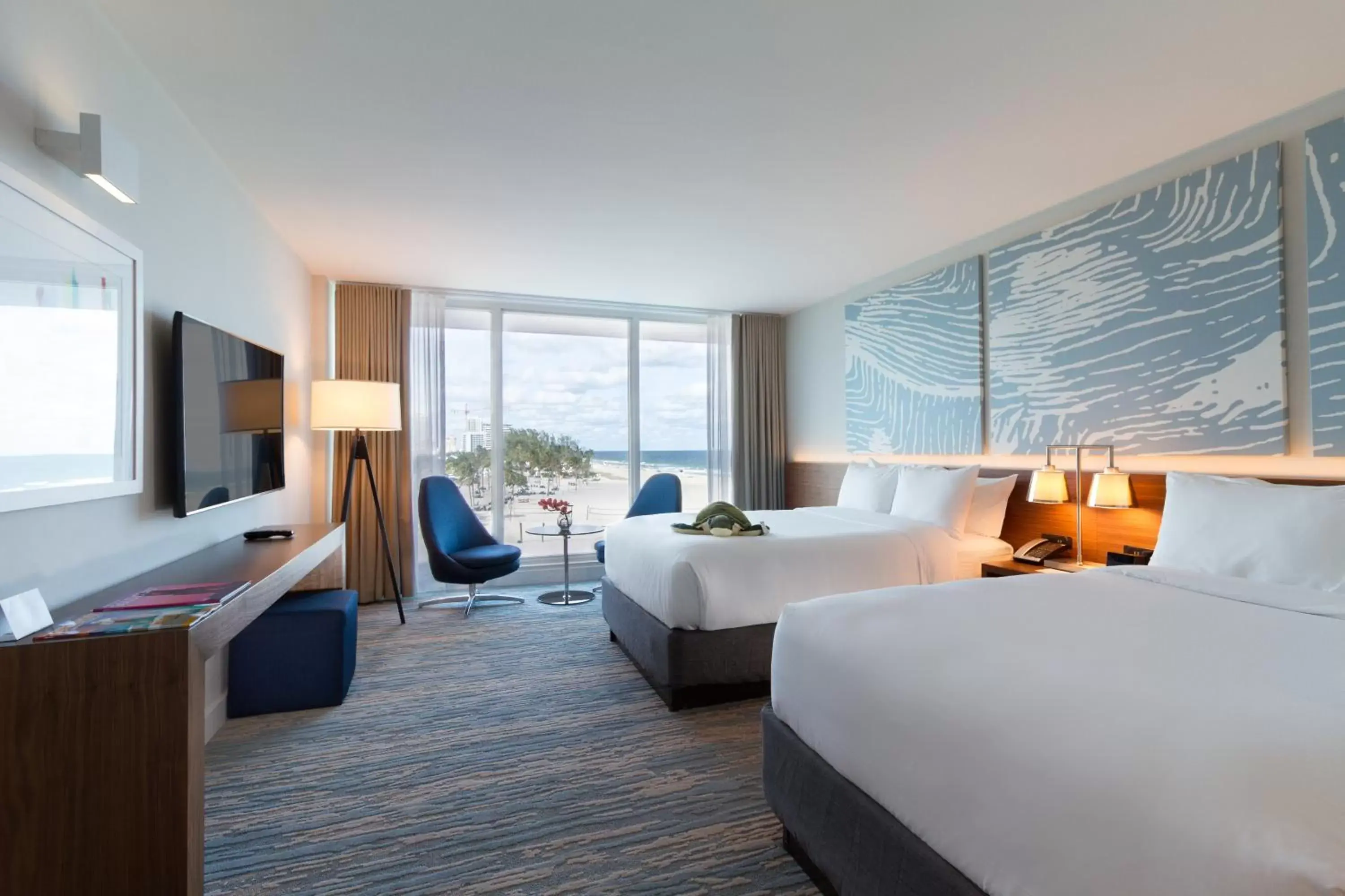 Bedroom, Bed in B Ocean Resort Fort Lauderdale Beach Bedroom, Bed in B Ocean Resort Fort Lauderdale Beach