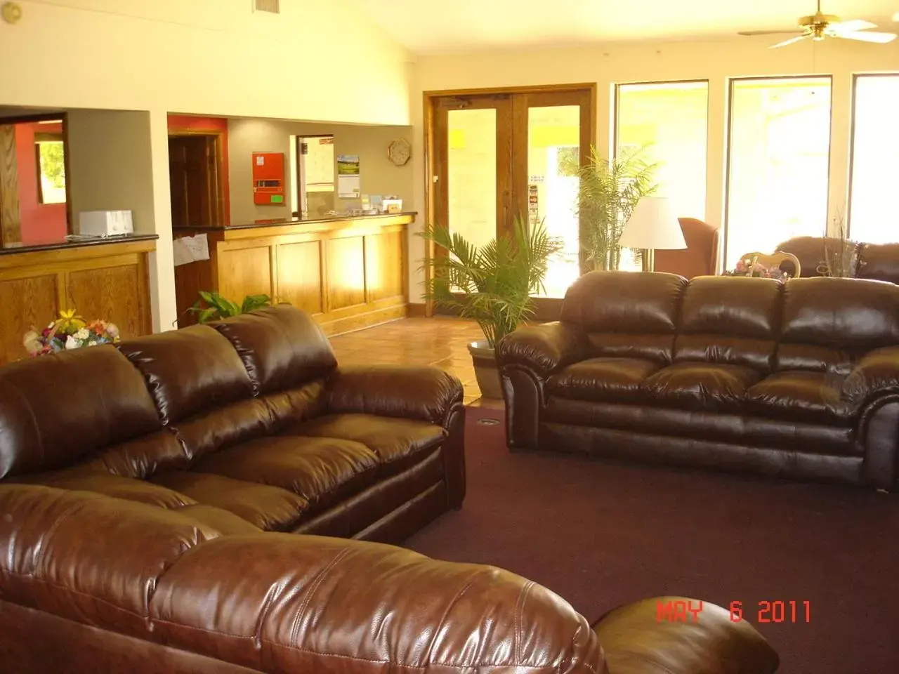 Lobby or reception, Seating Area in Motel 6-Freeport, TX