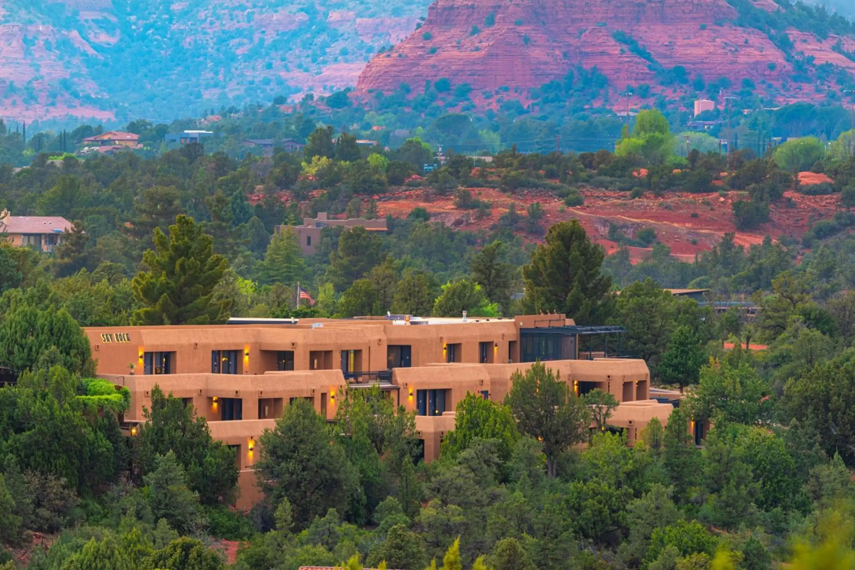 Property building, Bird's-eye View in Sky Rock Sedona