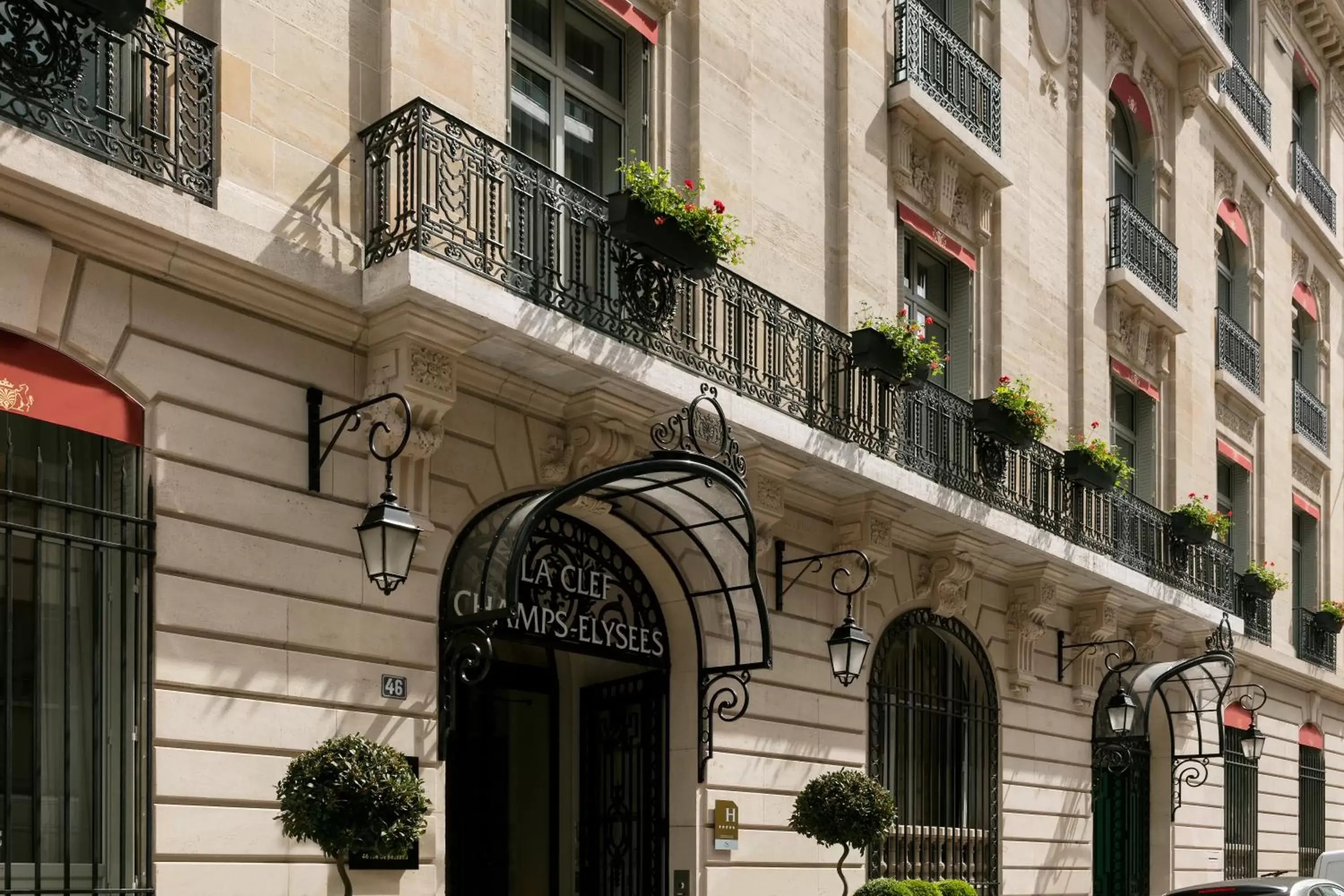 Facade/entrance in La Clef Champs-Élysées Paris by The Crest Collection