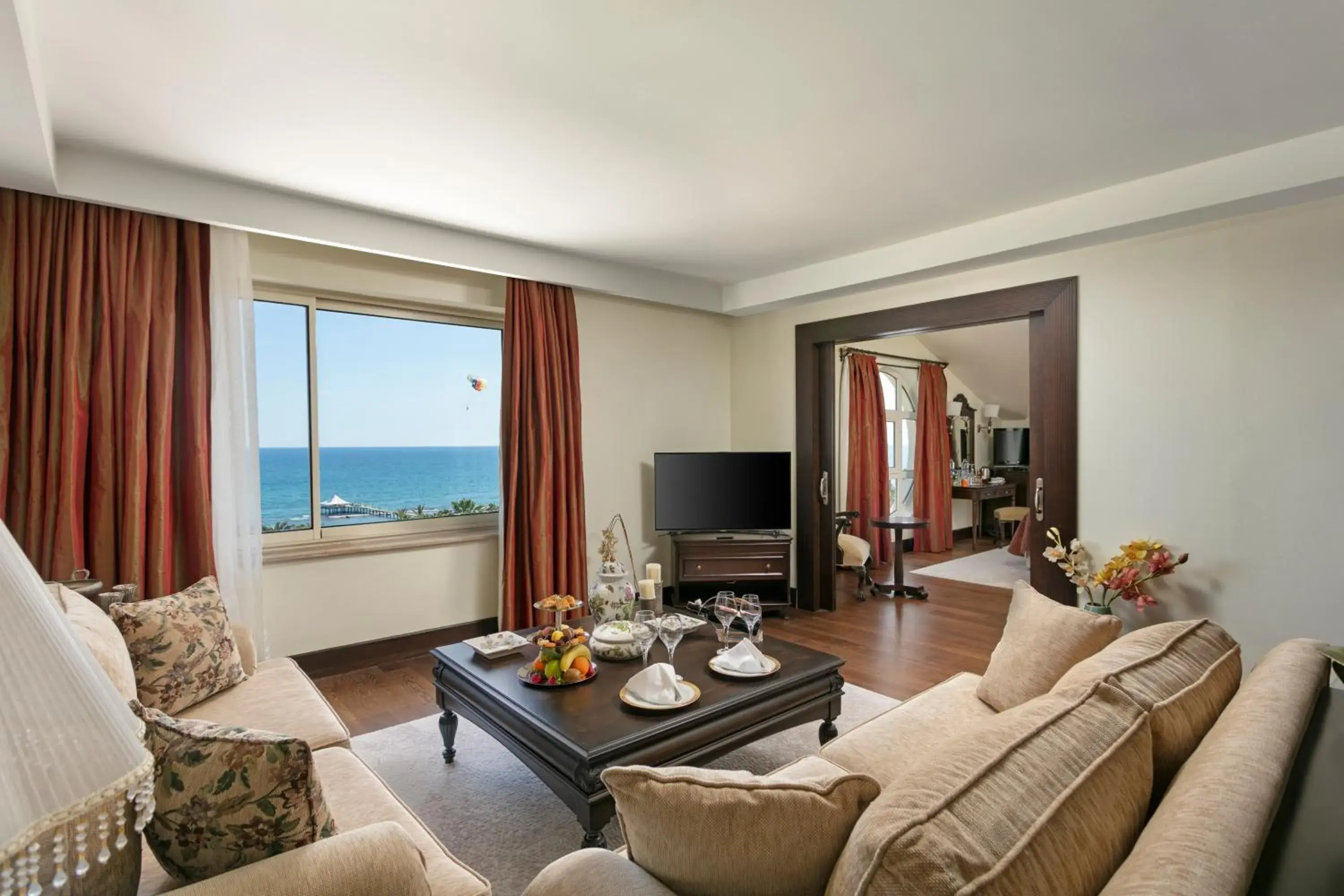 Communal lounge/ TV room, Seating Area in Alva Donna Beach Resort Comfort