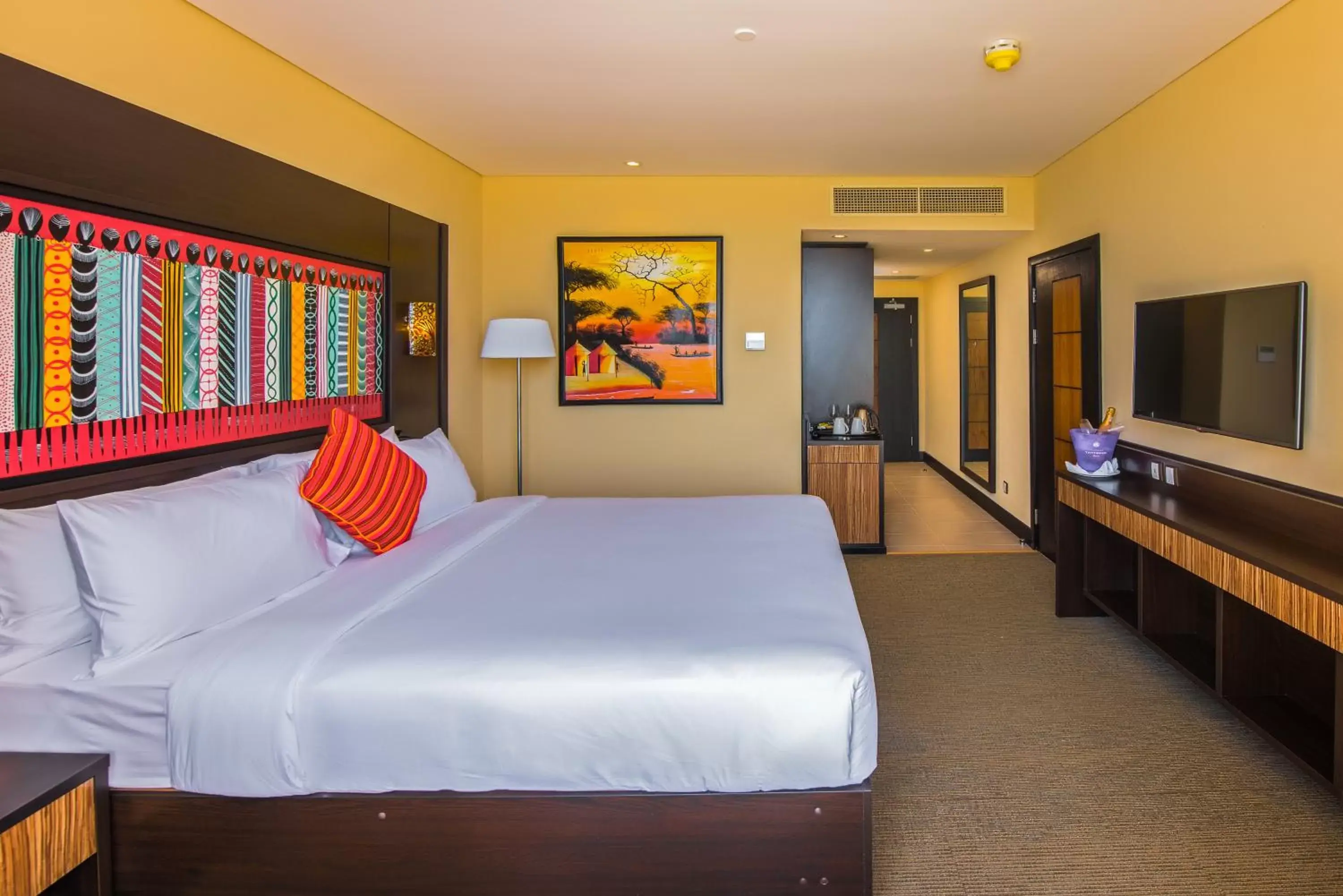 Bed in Ramada Resort By Wyndham Dar es Salaam