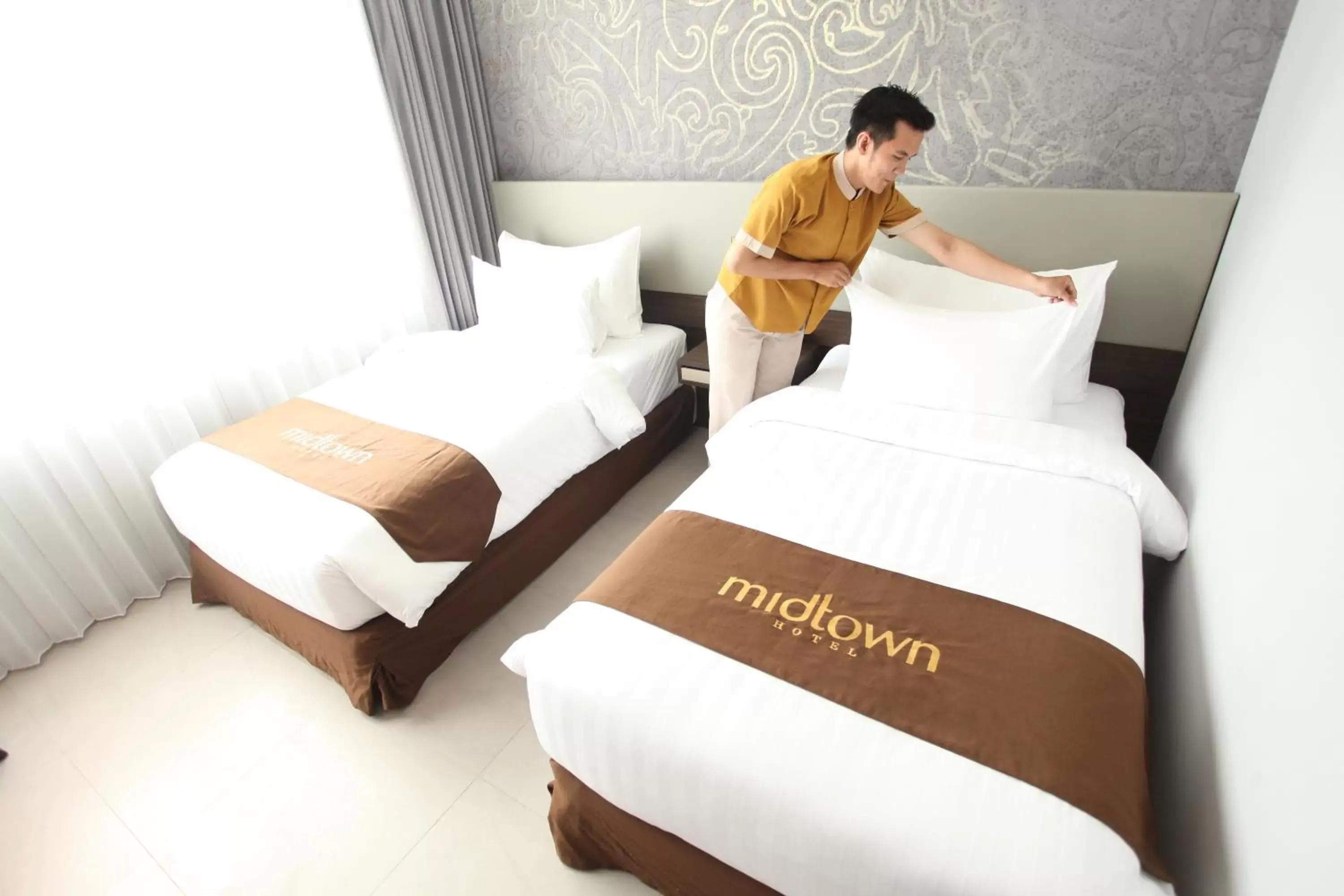 Bedroom, Bed in Midtown Hotel Samarinda Bedroom, Bed in Midtown Hotel Samarinda