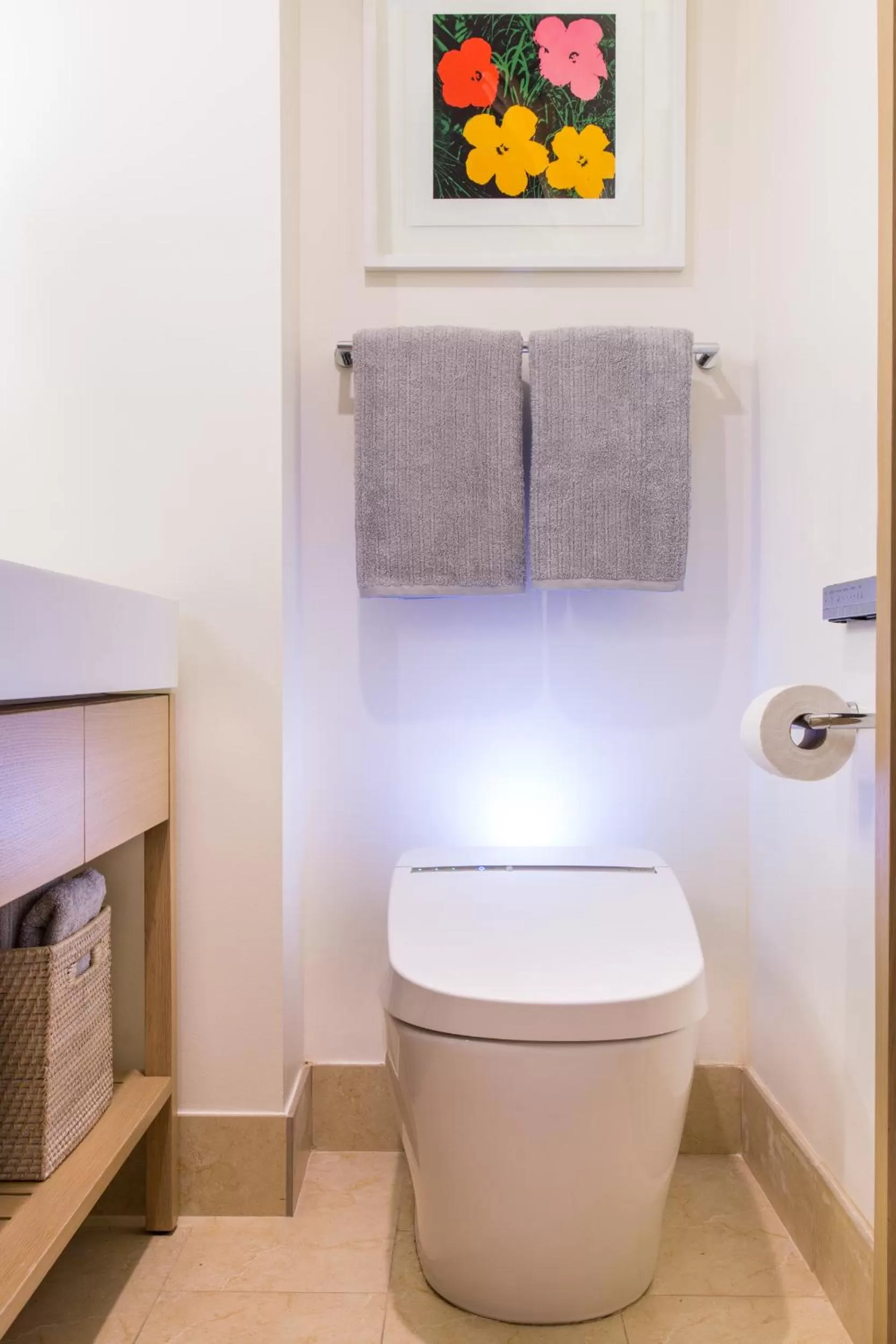 Toilet in Malibu Beach Inn